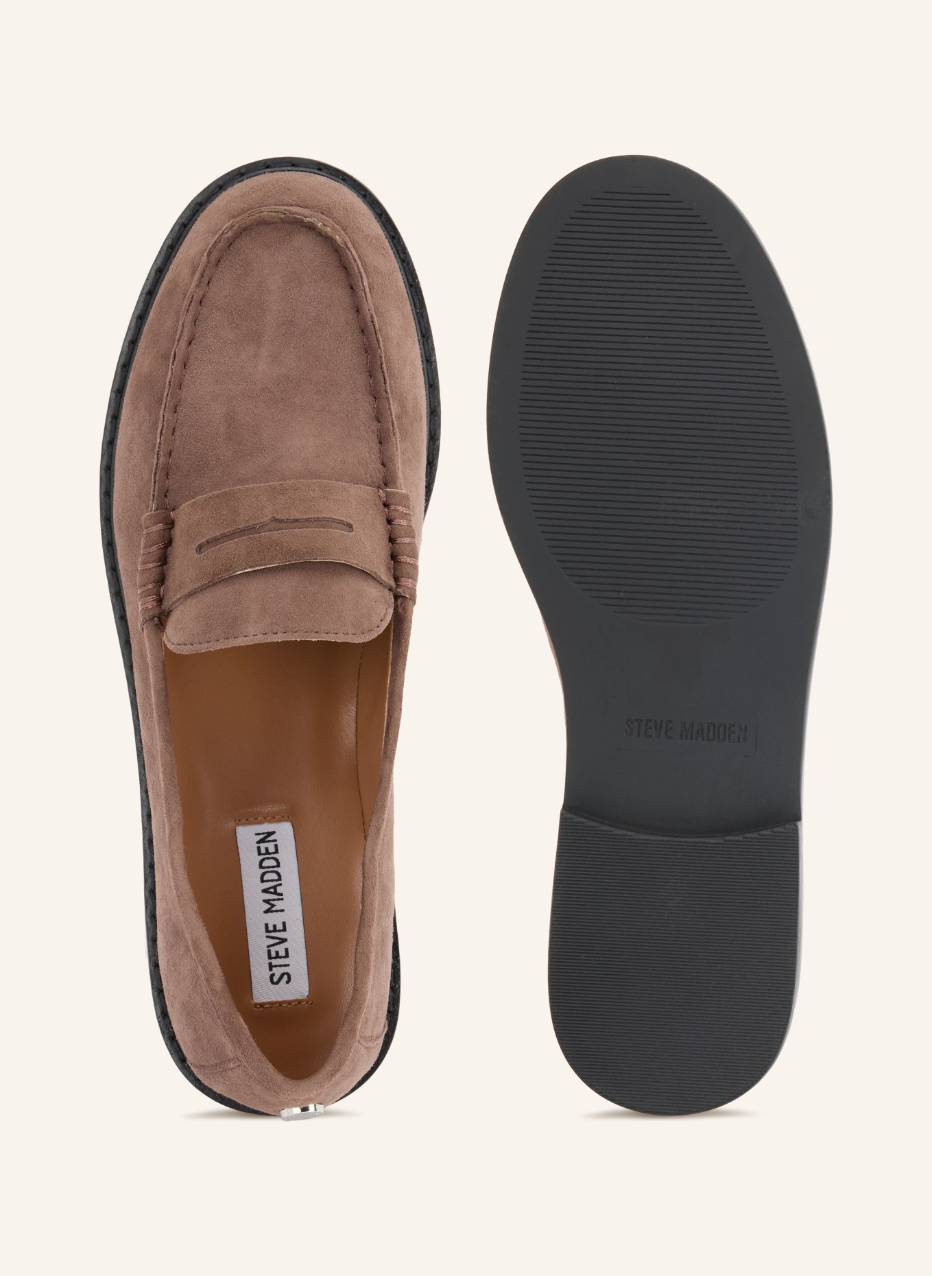 STEVE MADDEN Pennyloafer ADISON: MARRON FONCÉ