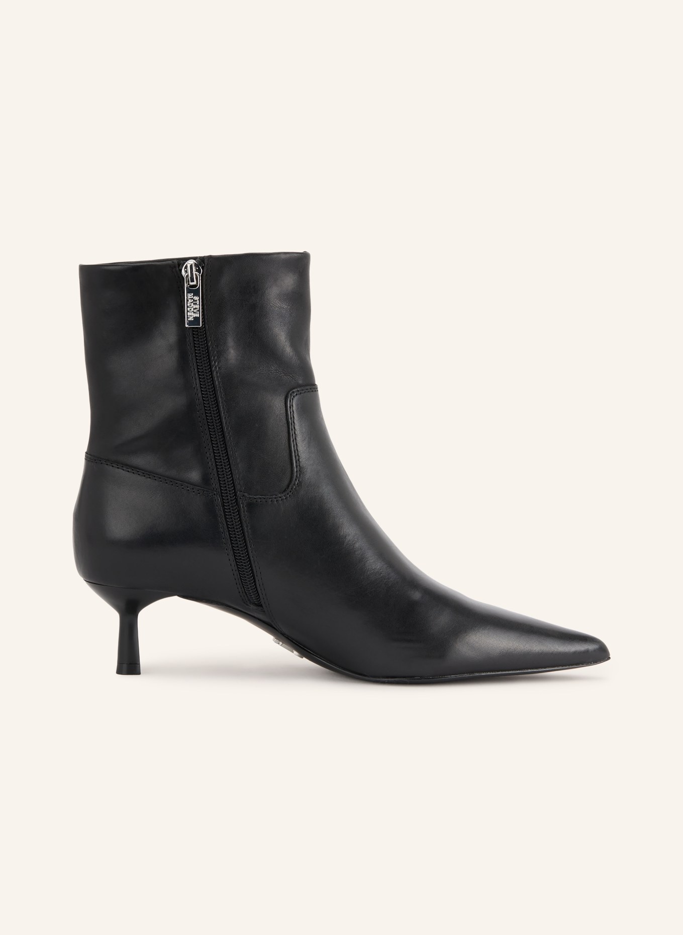 STEVE MADDEN Botki REBELLA-S: CZARNY / SREBRNY