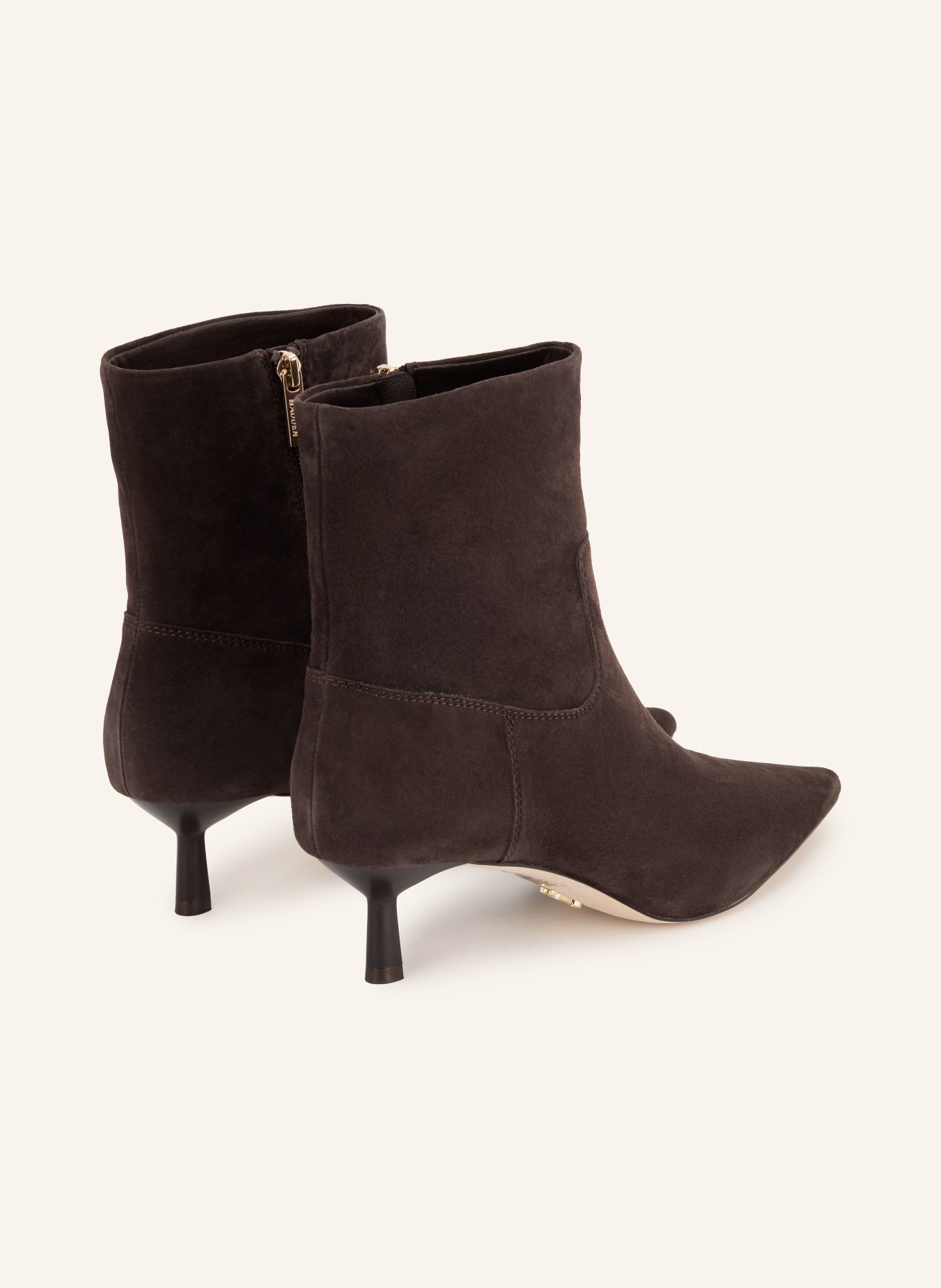 STEVE MADDEN Botki REBELLA-S: CIEMNOBRĄZOWY / ZŁOTY