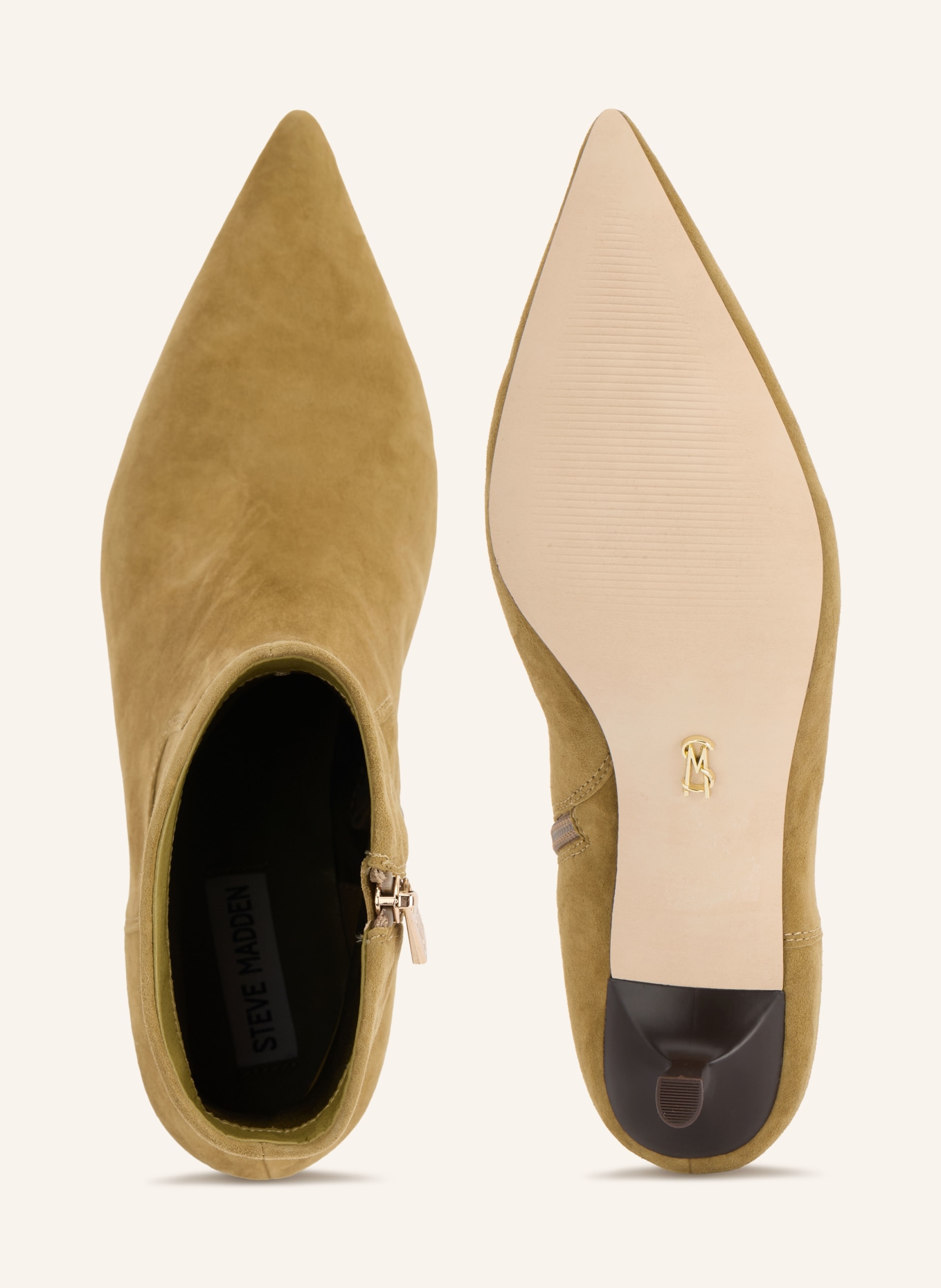 STEVE MADDEN Laarsjes REBELLA-S: OLIJF / GOUD