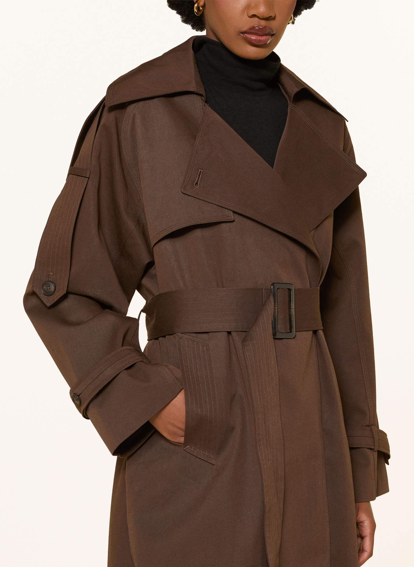 MRS & HUGS Trenchcoat: BRUIN