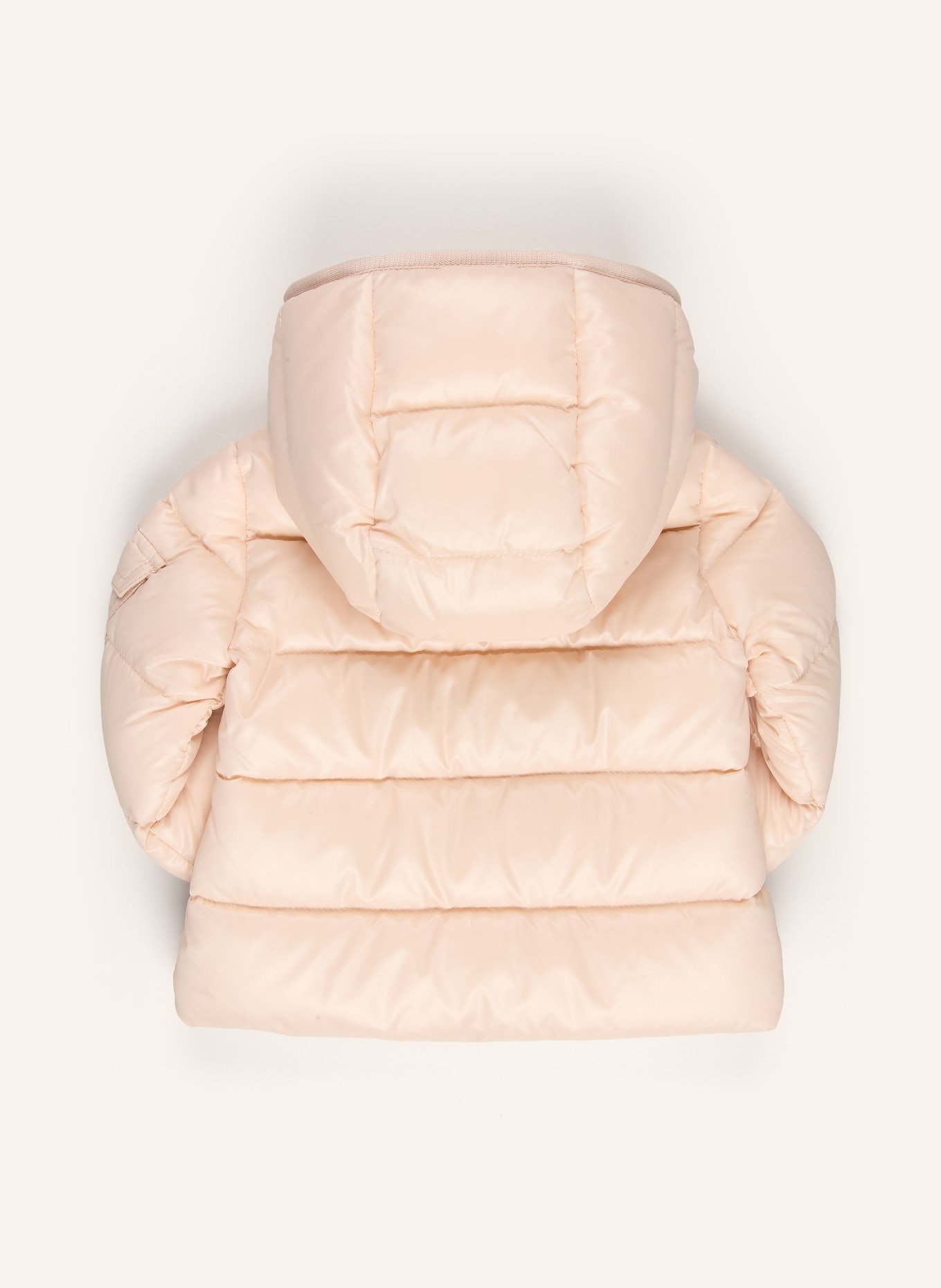 MONCLER enfant Doudoune BADY à capuche amovible: ROSE CLAIR