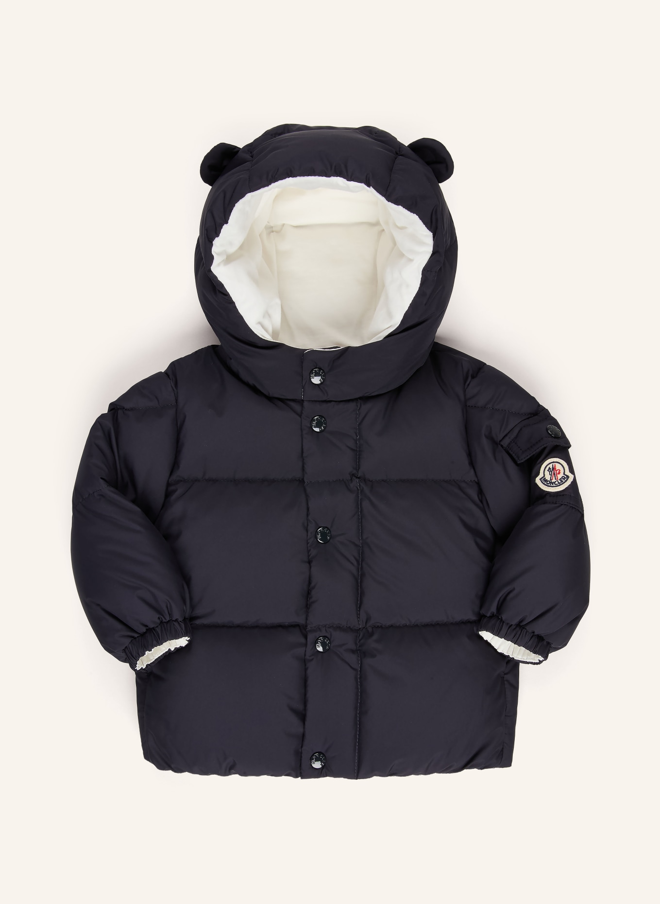 MONCLER enfant Donsjas JARETH: DONKERBLAUW