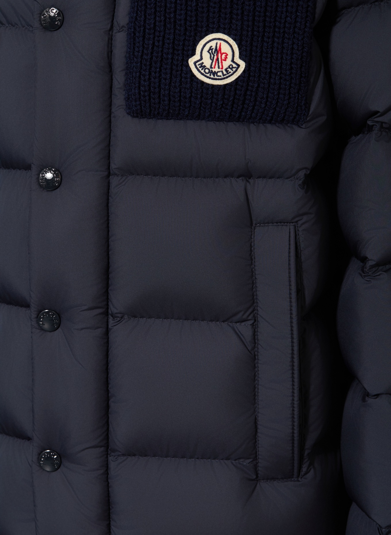 MONCLER enfant Doudoune JAREK: BLEU FONCÉ