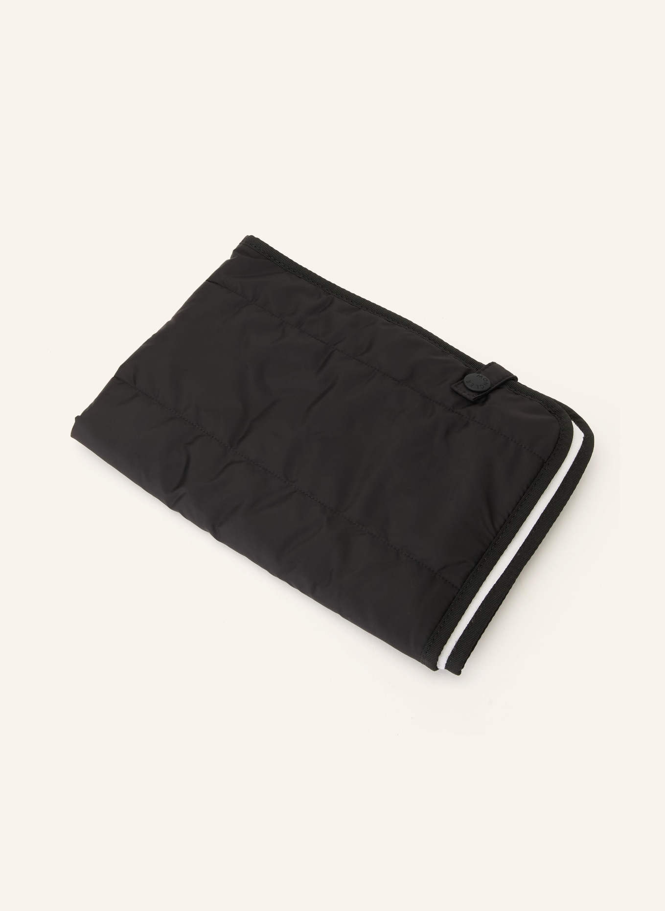 MONCLER enfant Wickeltasche: SCHWARZ / SILBER