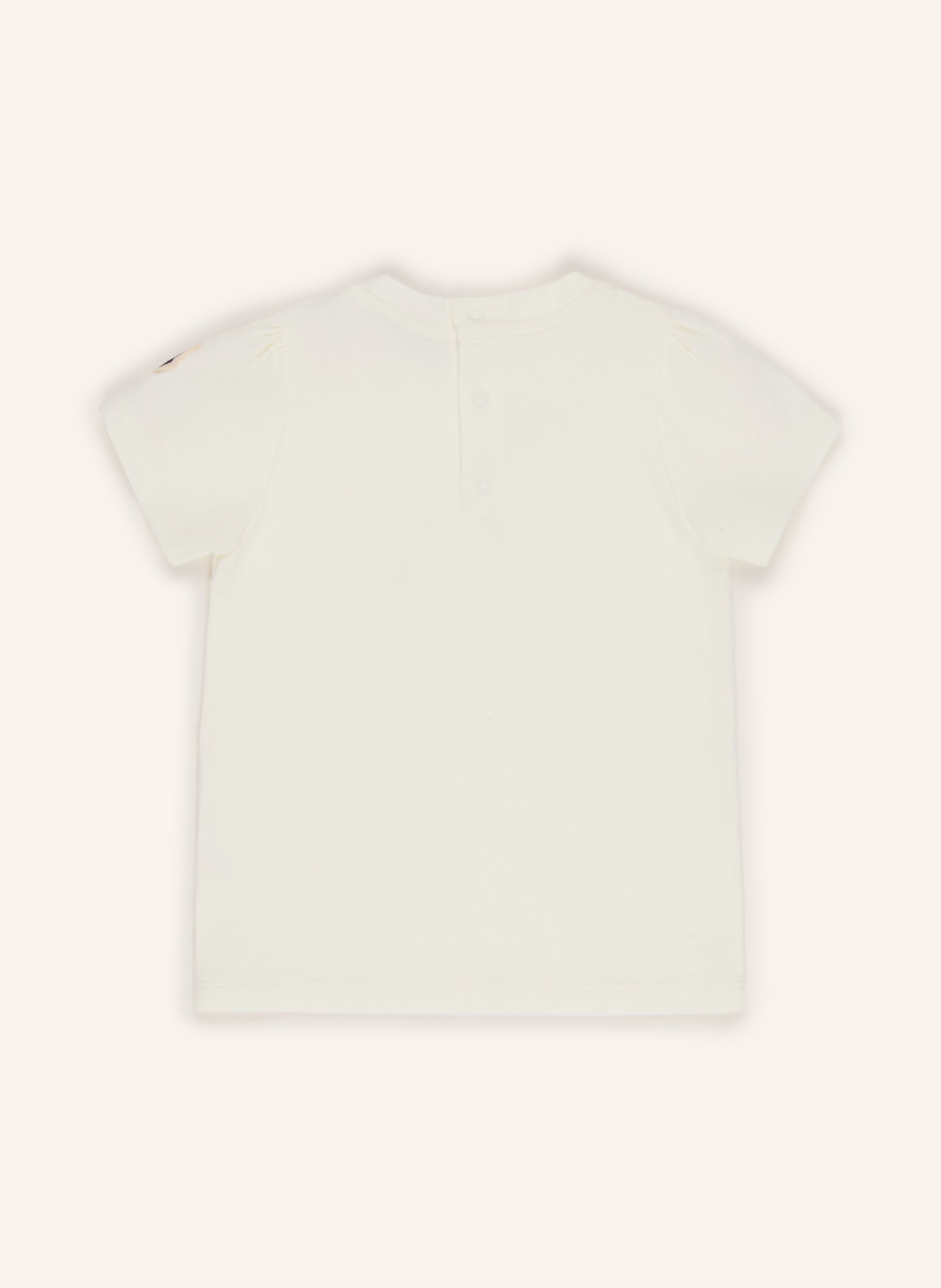MONCLER enfant T-Shirt: ECRU / DUNKELLILA
