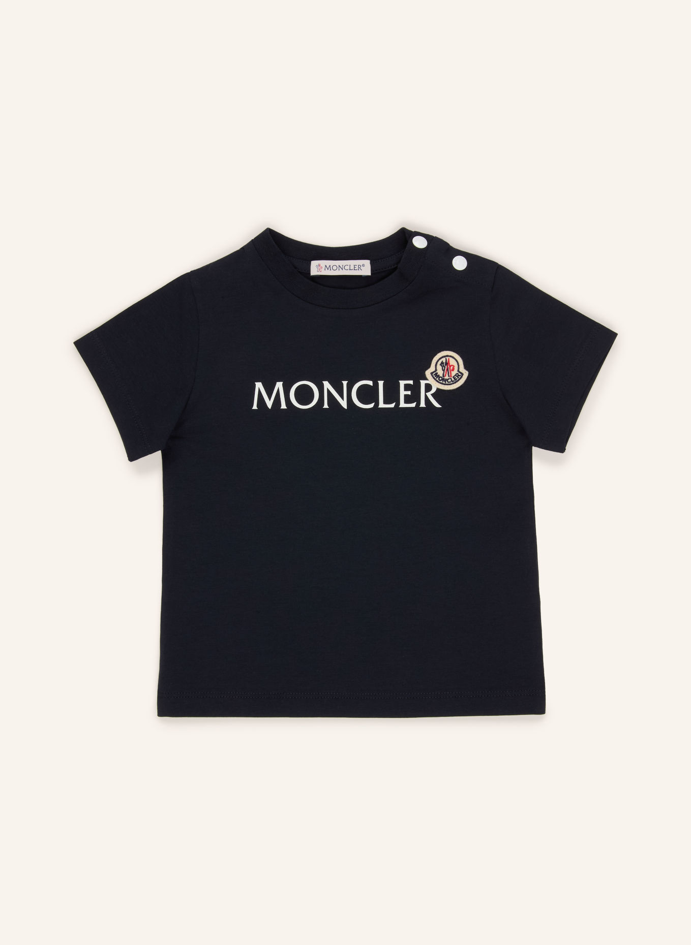 MONCLER enfant Tricou: ALBASTRU ÎNCHIS