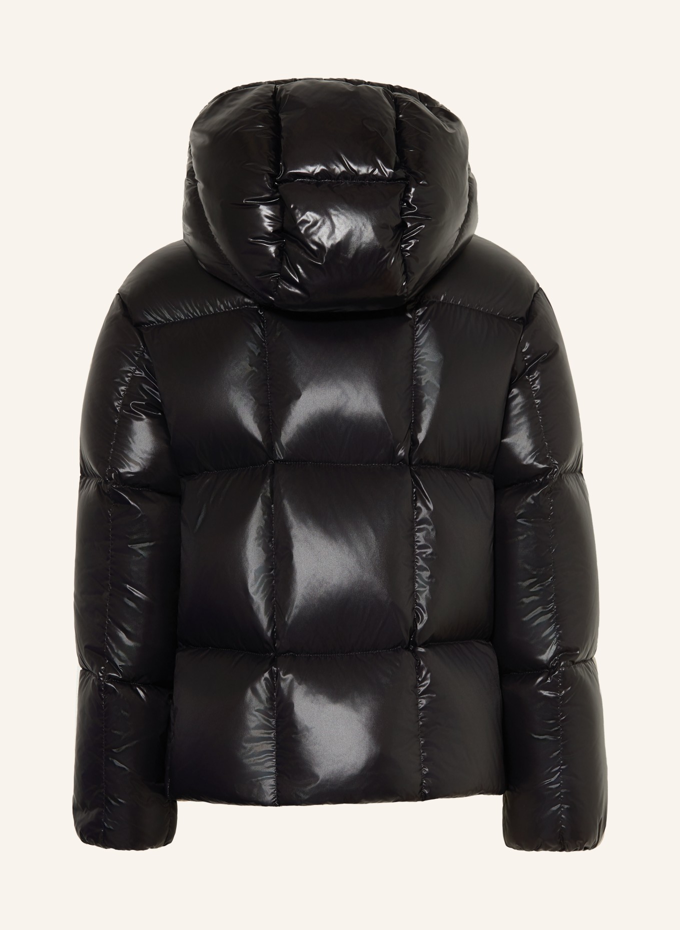 MONCLER enfant Doudoune PARANA avec capuche amovible: NOIR