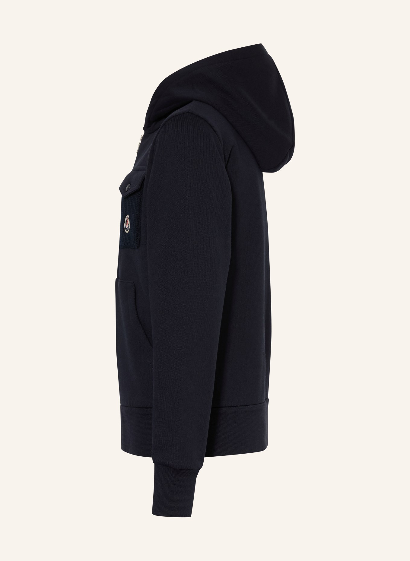 MONCLER enfant Sweat zippé: BLEU FONCÉ