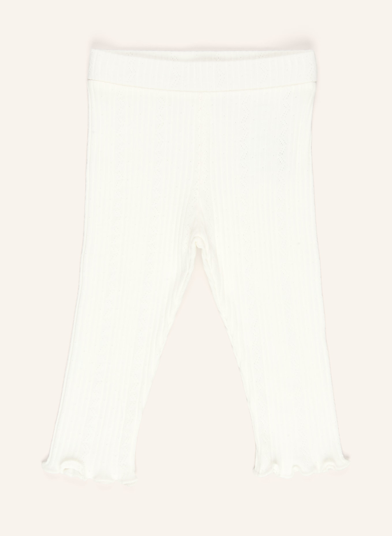 MONCLER enfant Set: Sweatshirt und Leggings: CREME / DUNKELLILA
