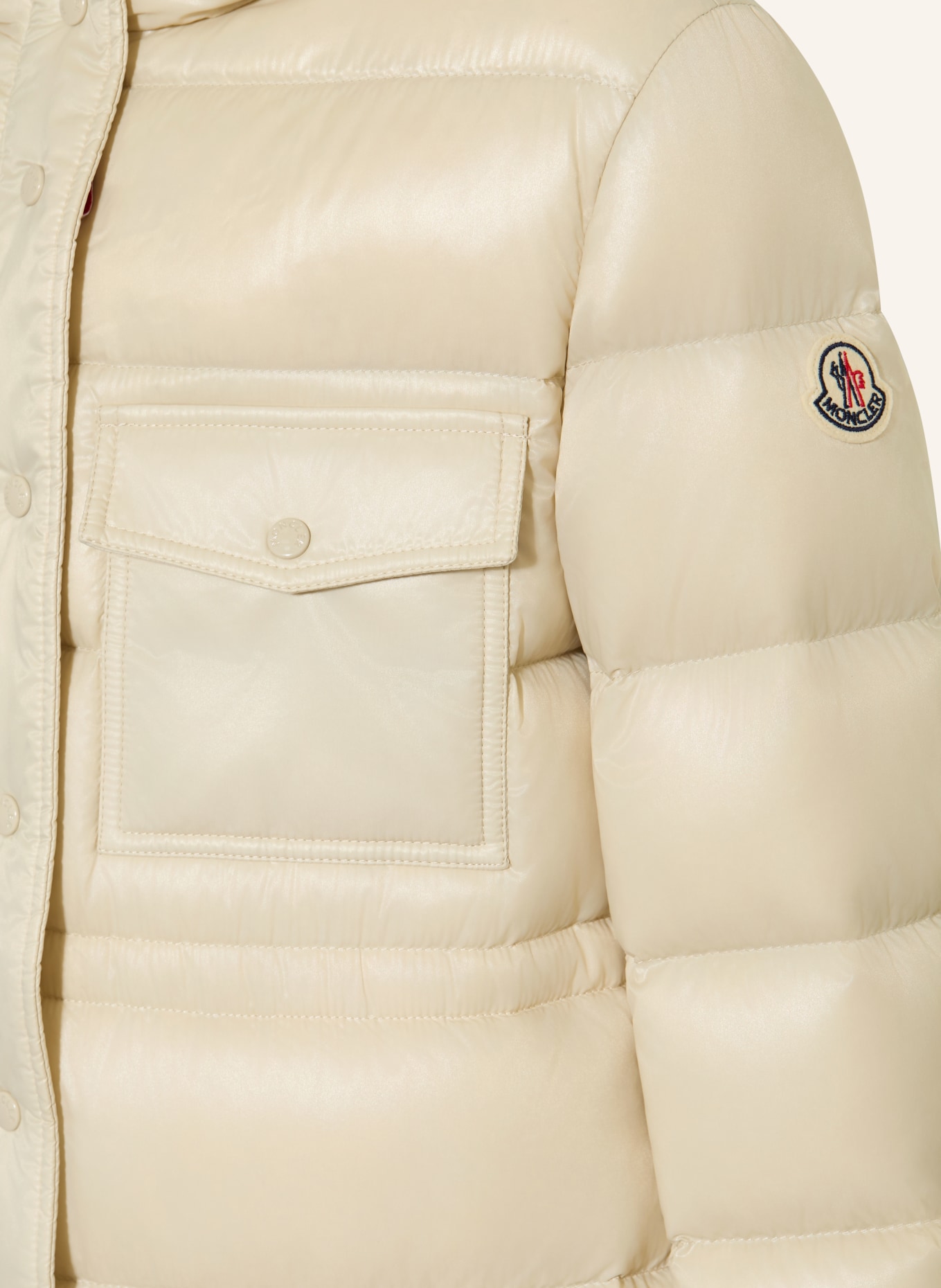 MONCLER enfant Doudoune longue DACCA: CRÈME