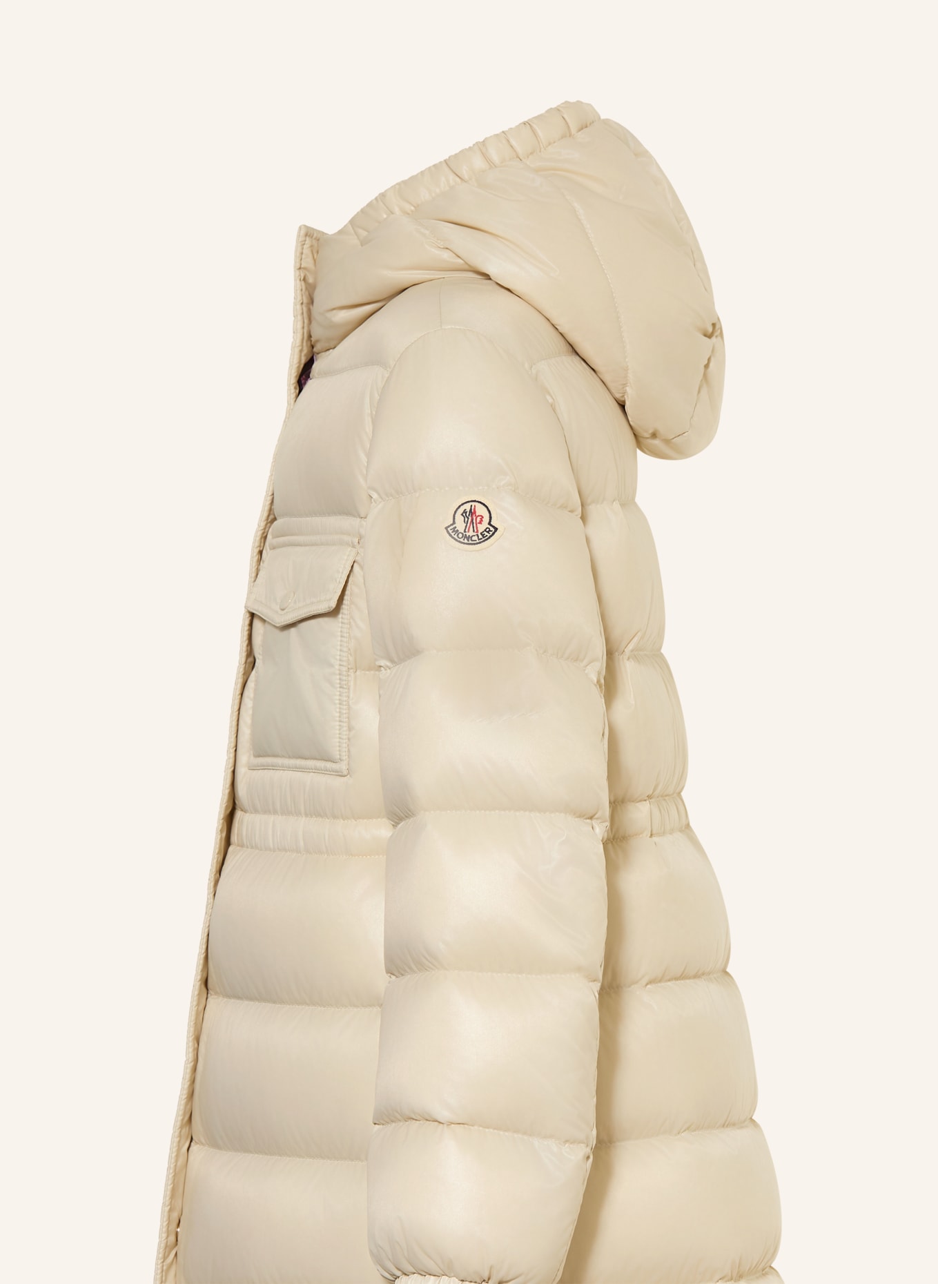 MONCLER enfant Doudoune longue DACCA: CRÈME