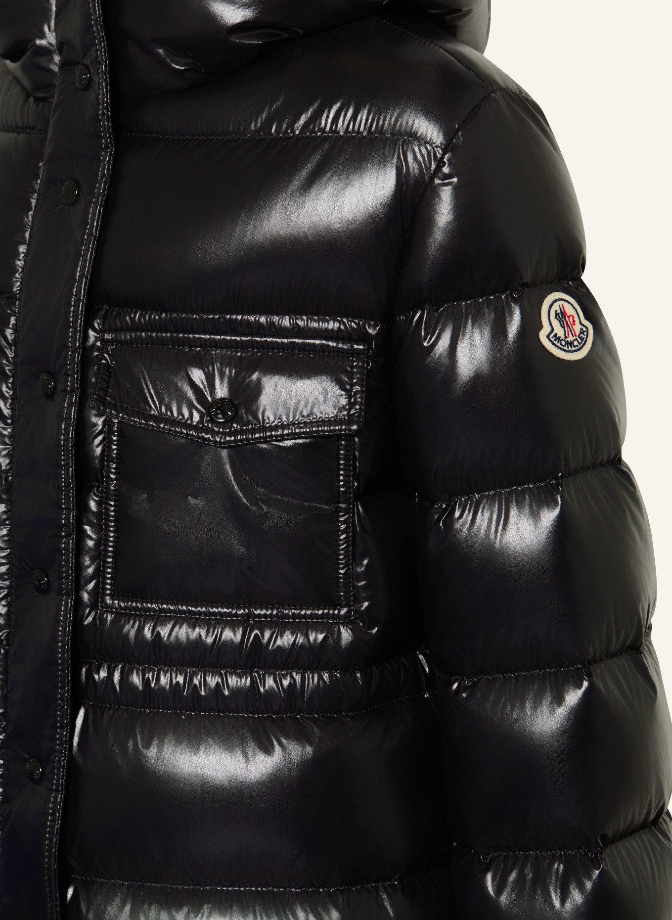 MONCLER enfant Doudoune longue DACCA: NOIR