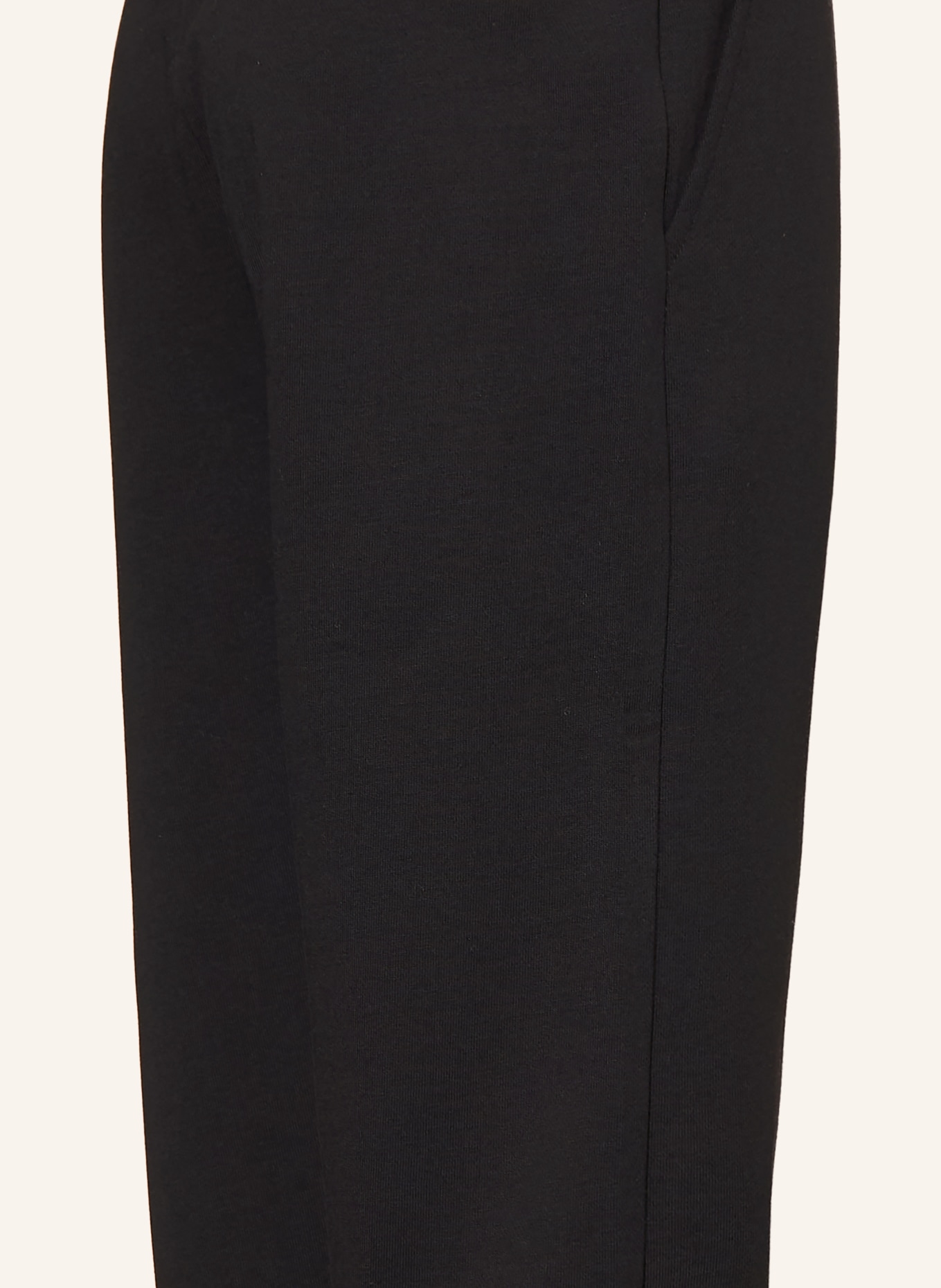 MONCLER enfant Pantalon en molleton: NOIR / BLANC