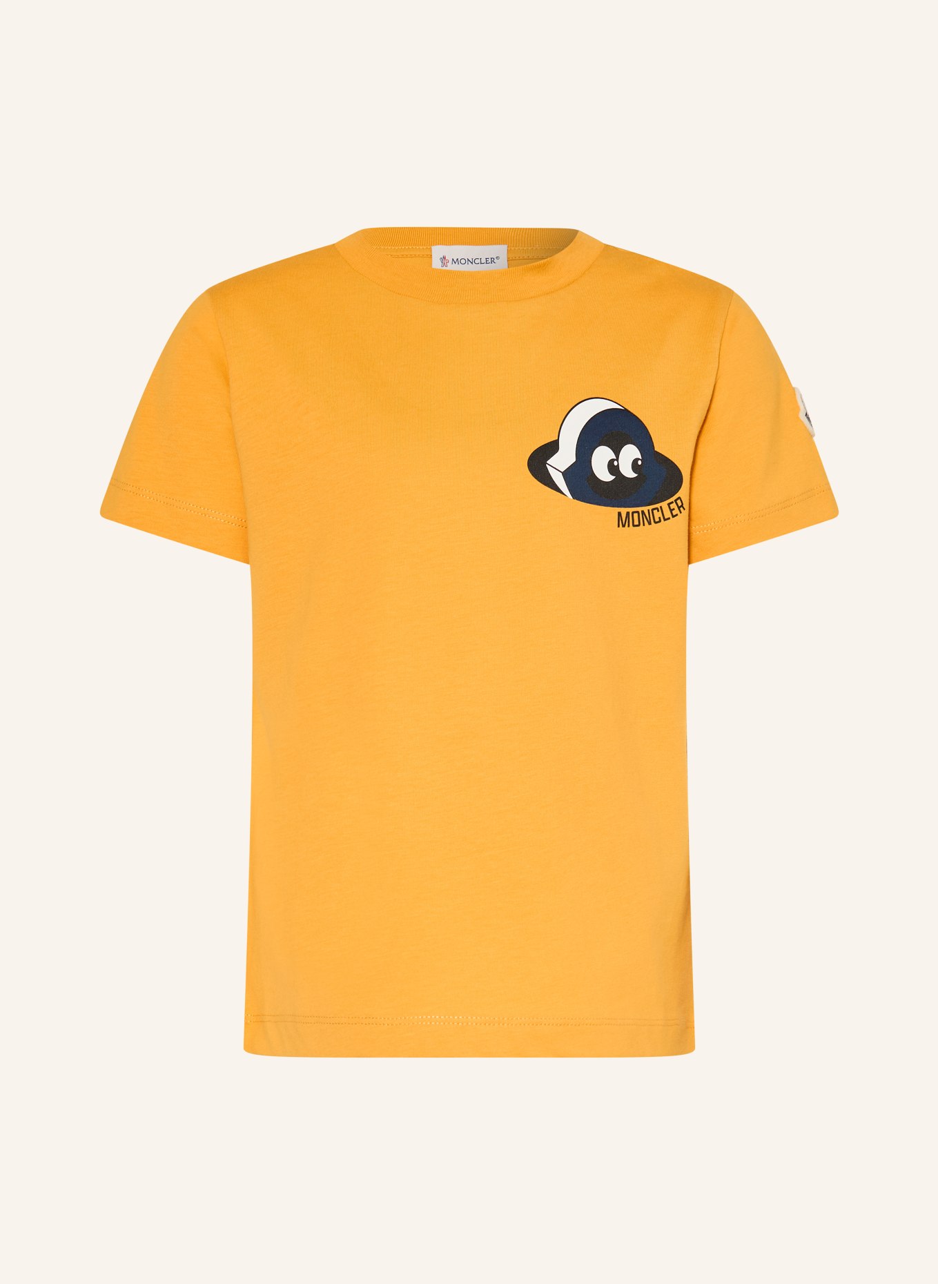 MONCLER enfant T-shirt: JAUNE FONCÉ