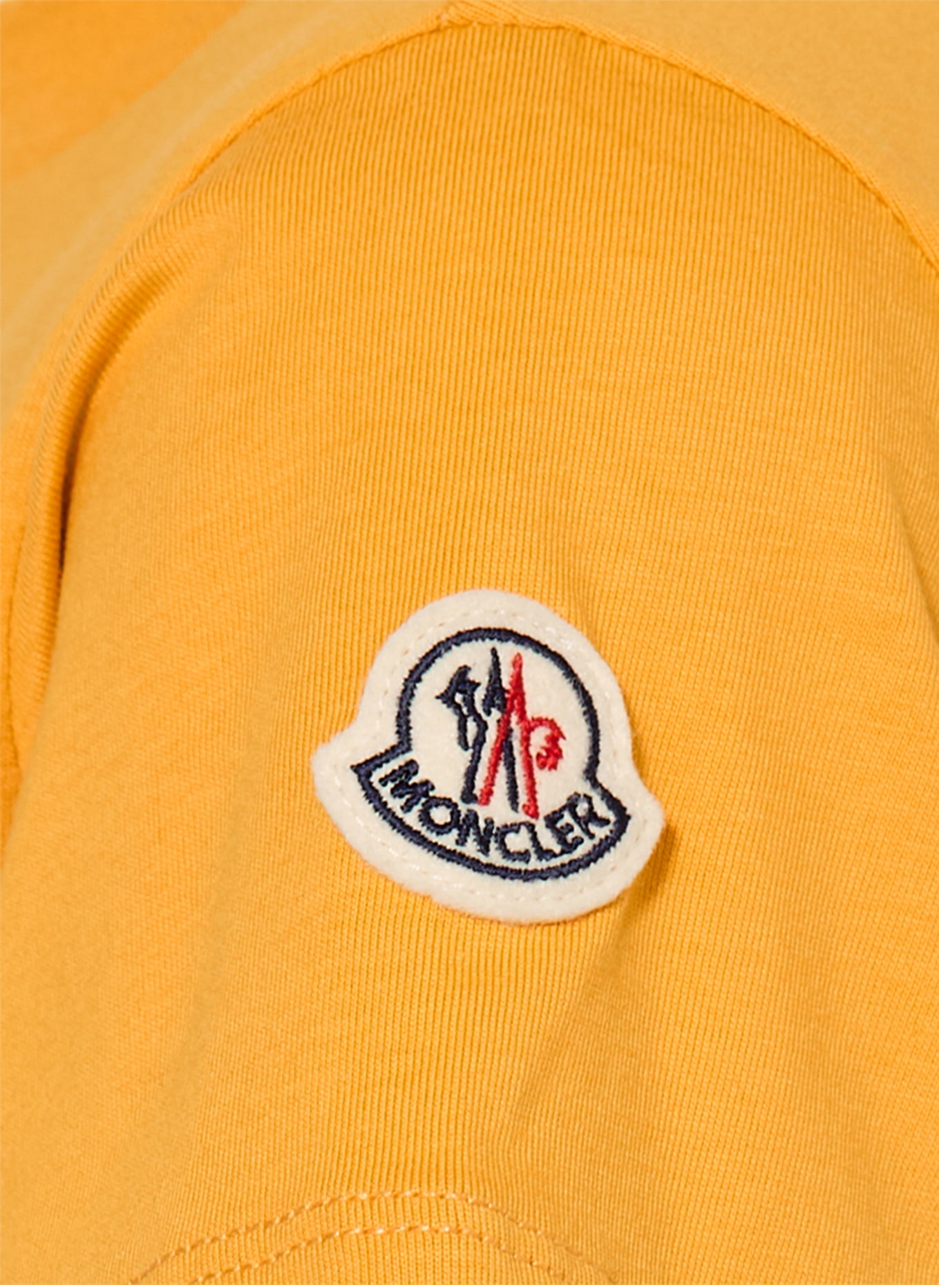 MONCLER enfant T-shirt: JAUNE FONCÉ