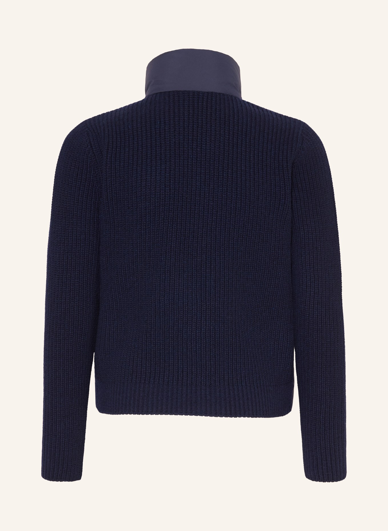 MONCLER enfant Daunenjacke im Materialmix: DUNKELBLAU