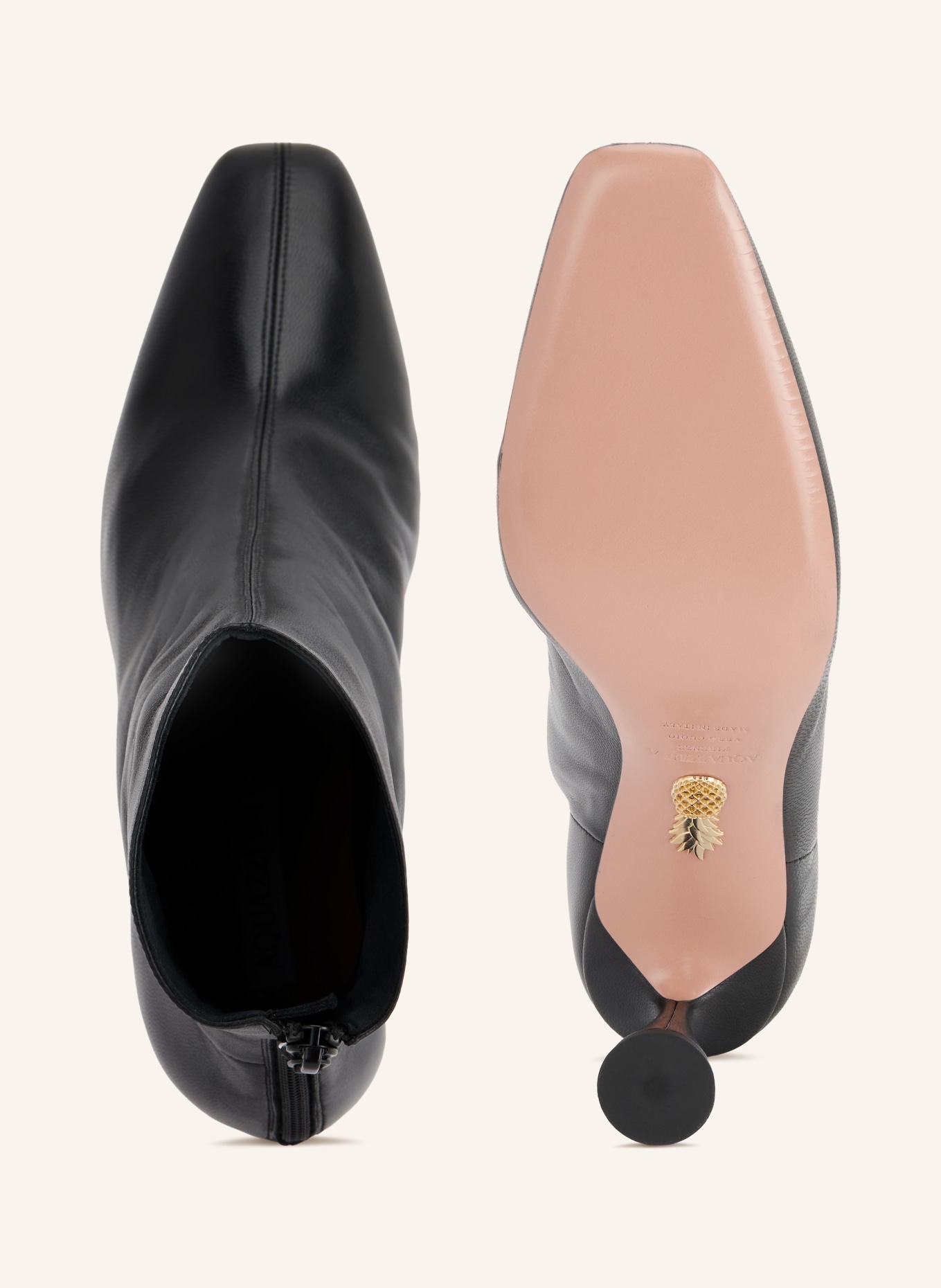 AQUAZZURA Botki AMORE: CZARNY