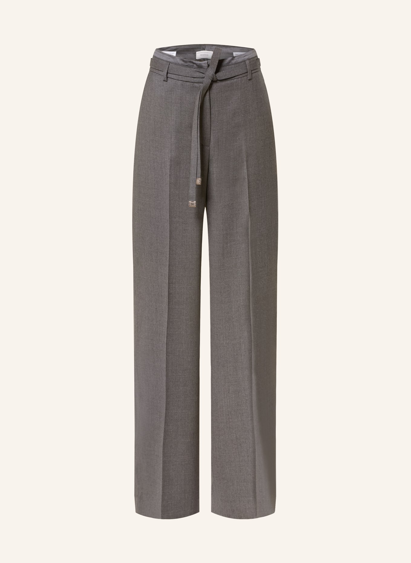 PESERICO Marlenehose: DUNKELGRAU / SCHWARZ