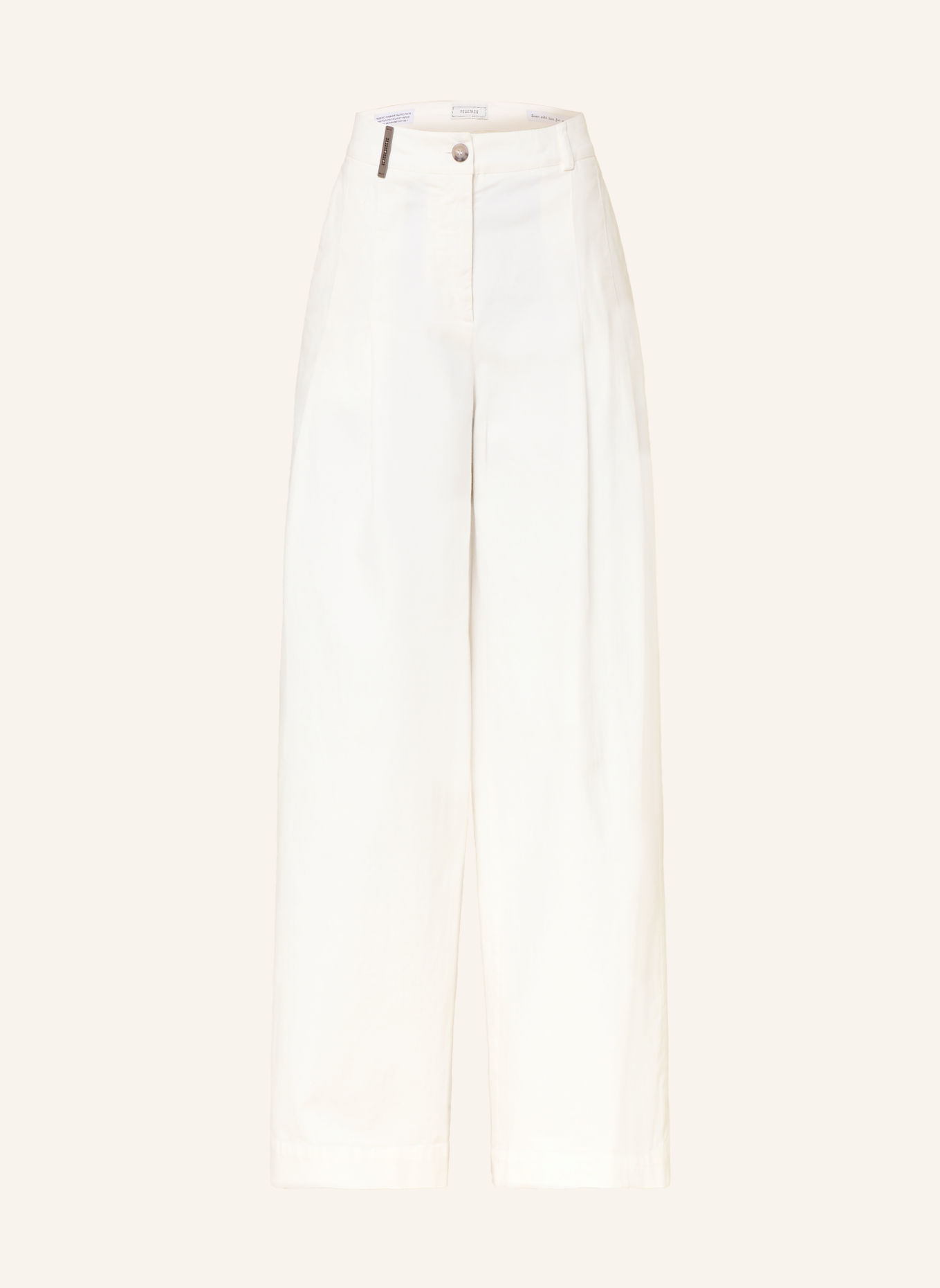 PESERICO Pantalon palazzo: ÉCRU