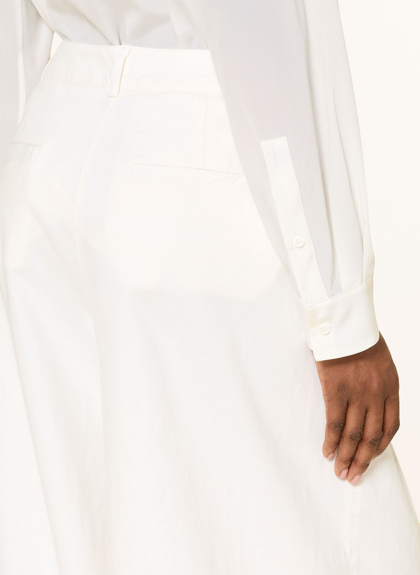 PESERICO Pantalon palazzo: ÉCRU