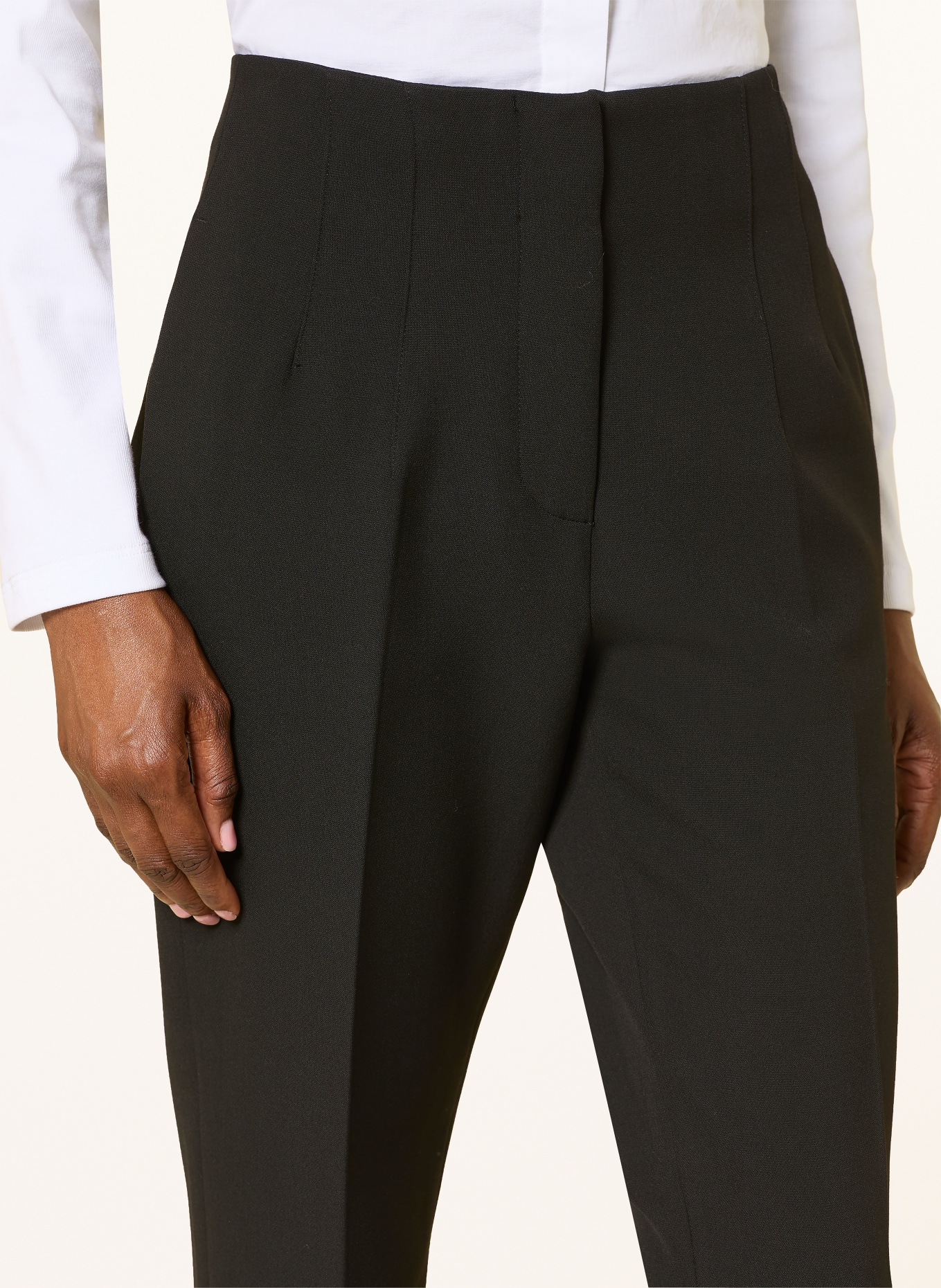 PESERICO 7/8 broek: ZWART