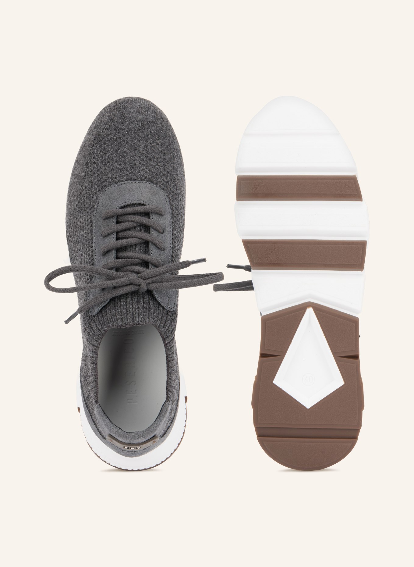 PESERICO Sneaker: DUNKELGRAU