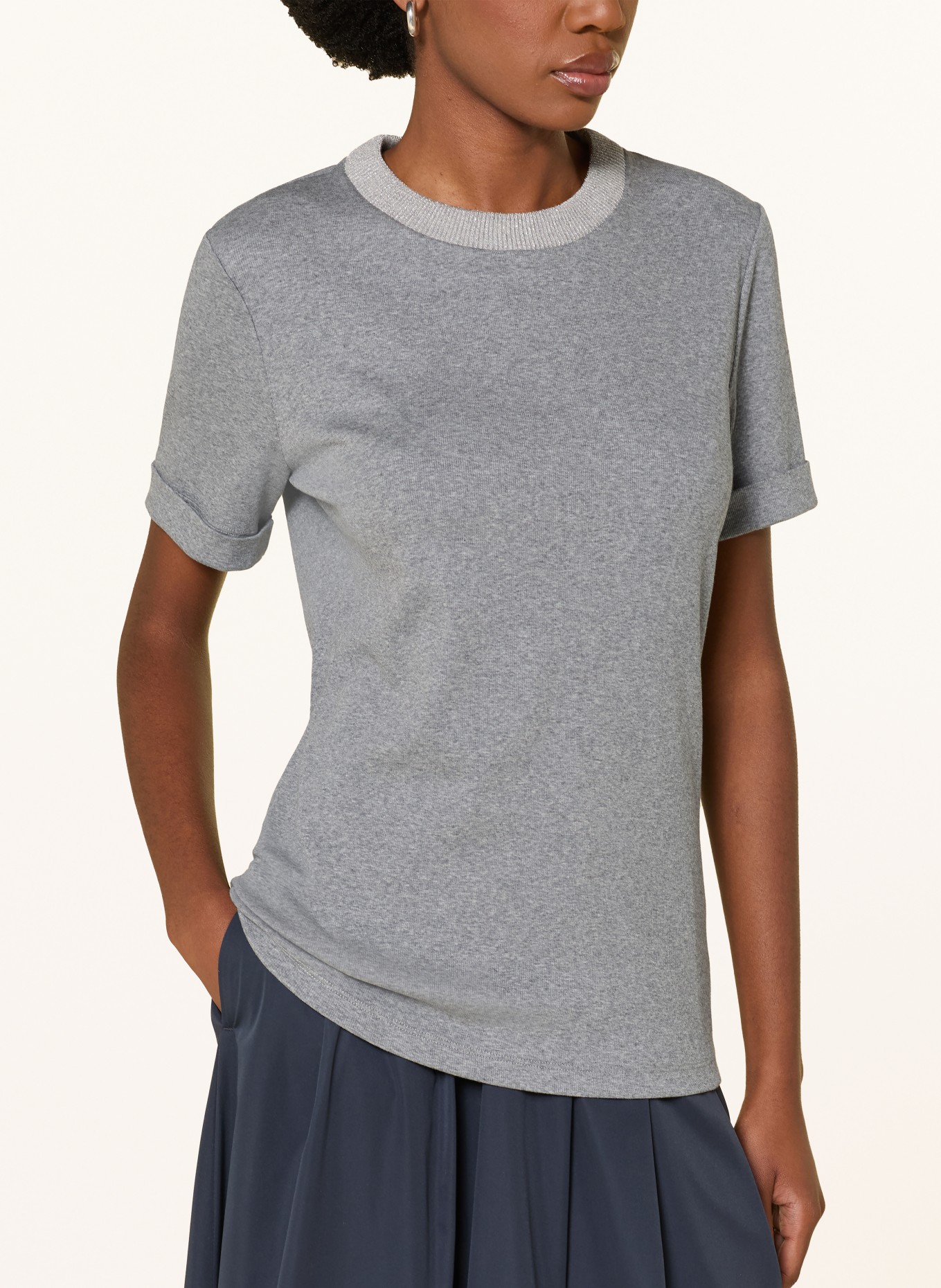 PESERICO T-shirt: GRÅ