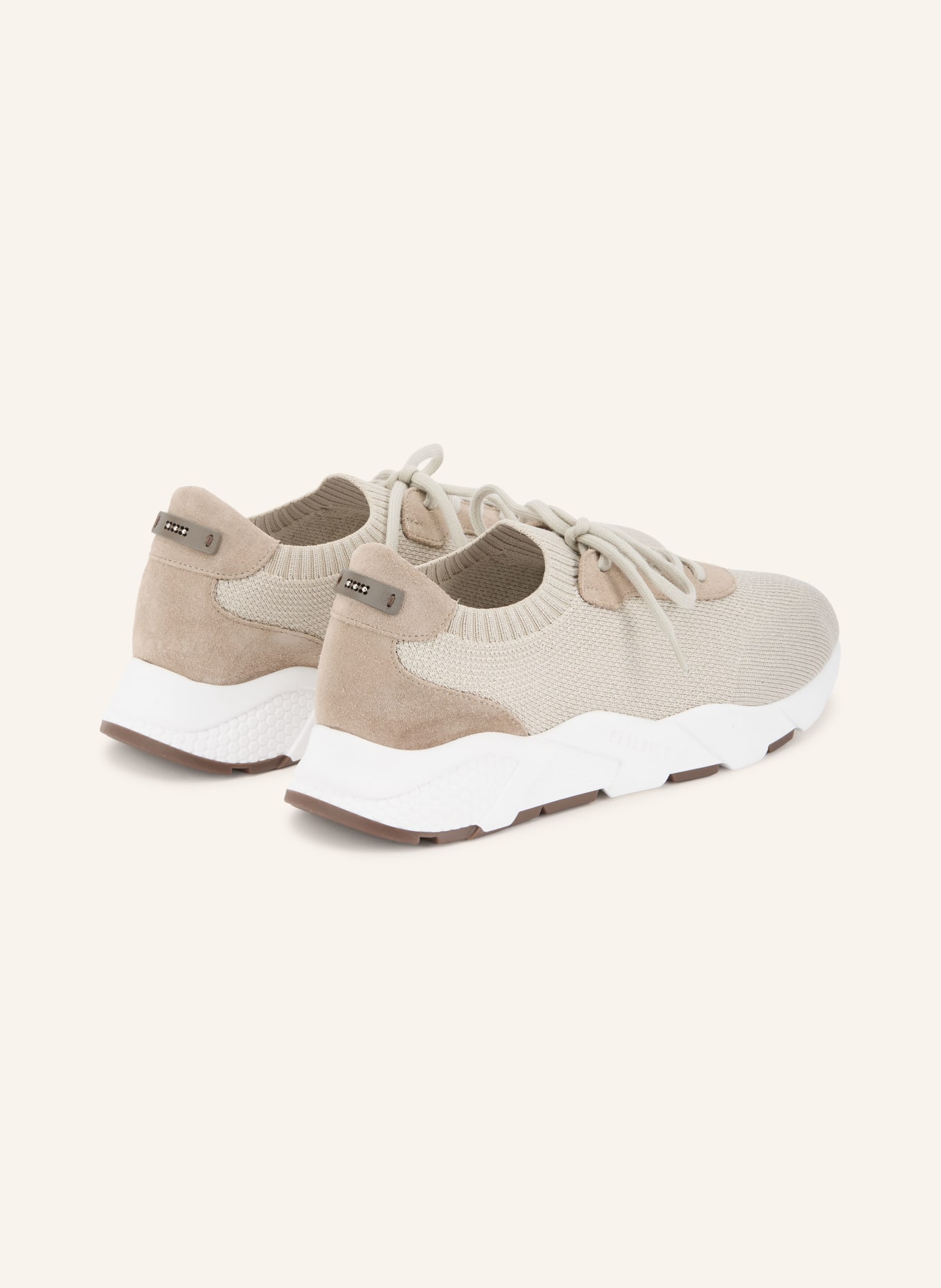 PESERICO Sneaker: SILBER / GRAU