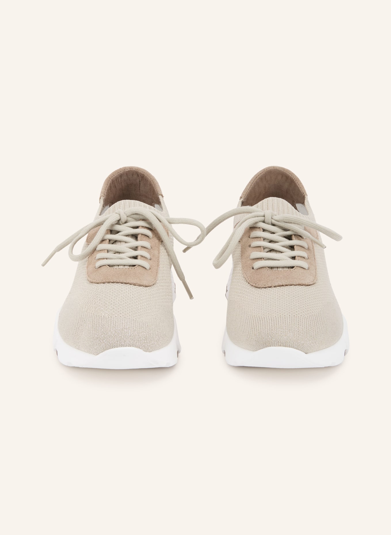 PESERICO Sneaker: SILBER / GRAU