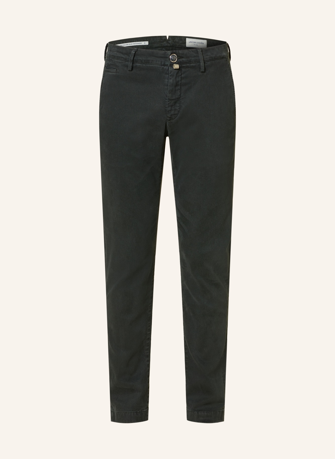 JACOB COHEN Chino BOBBY Slim Fit: DUNKELGRÜN