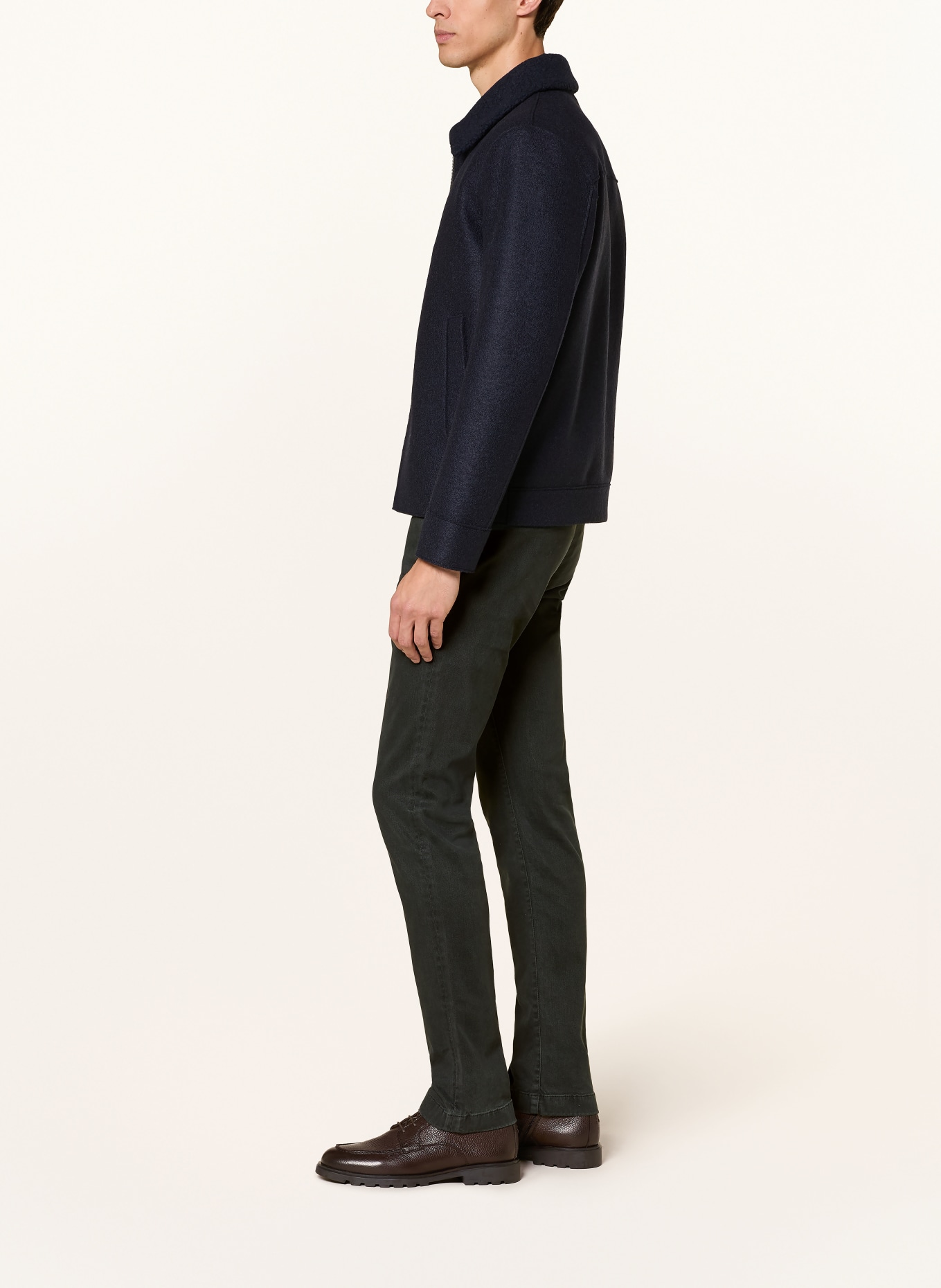 JACOB COHEN Chino BOBBY Slim Fit: DUNKELGRÜN