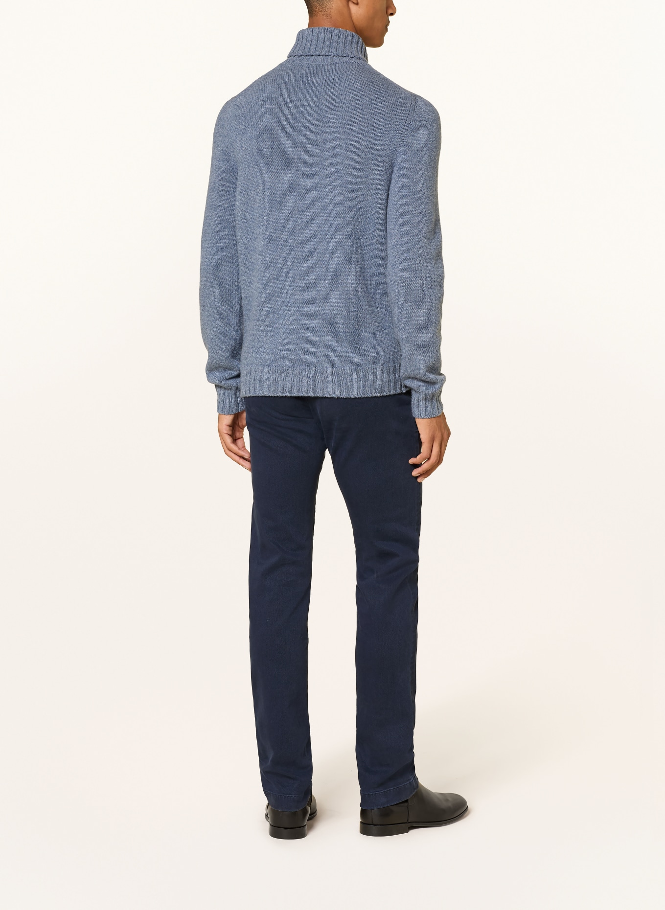 JACOB COHEN Pantaloni chino BOBBY, croială slim fit: ALBASTRU ÎNCHIS