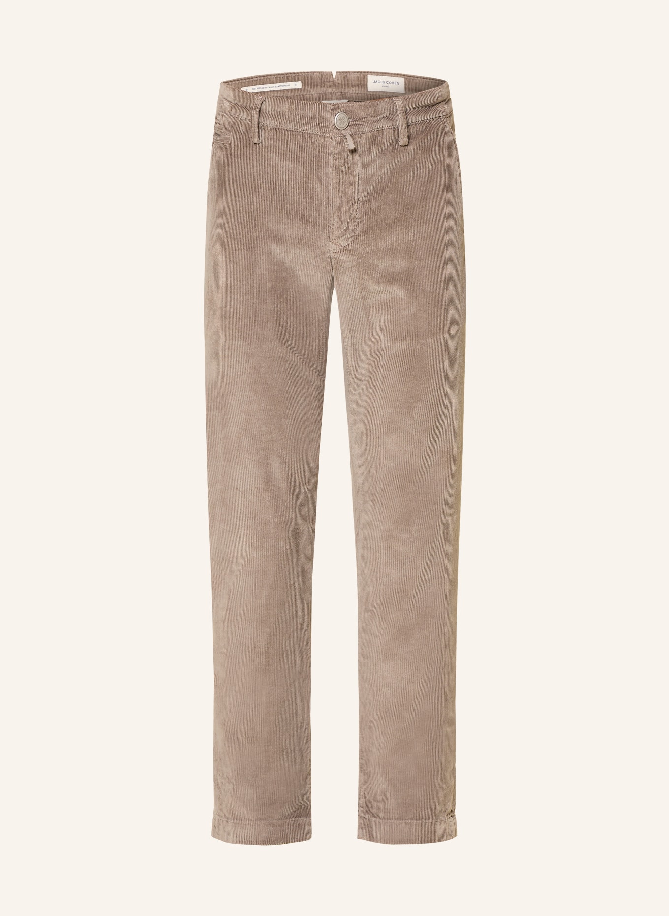 JACOB COHEN Pantaloni din velur BOBBY, croială slim fit: TAUPE
