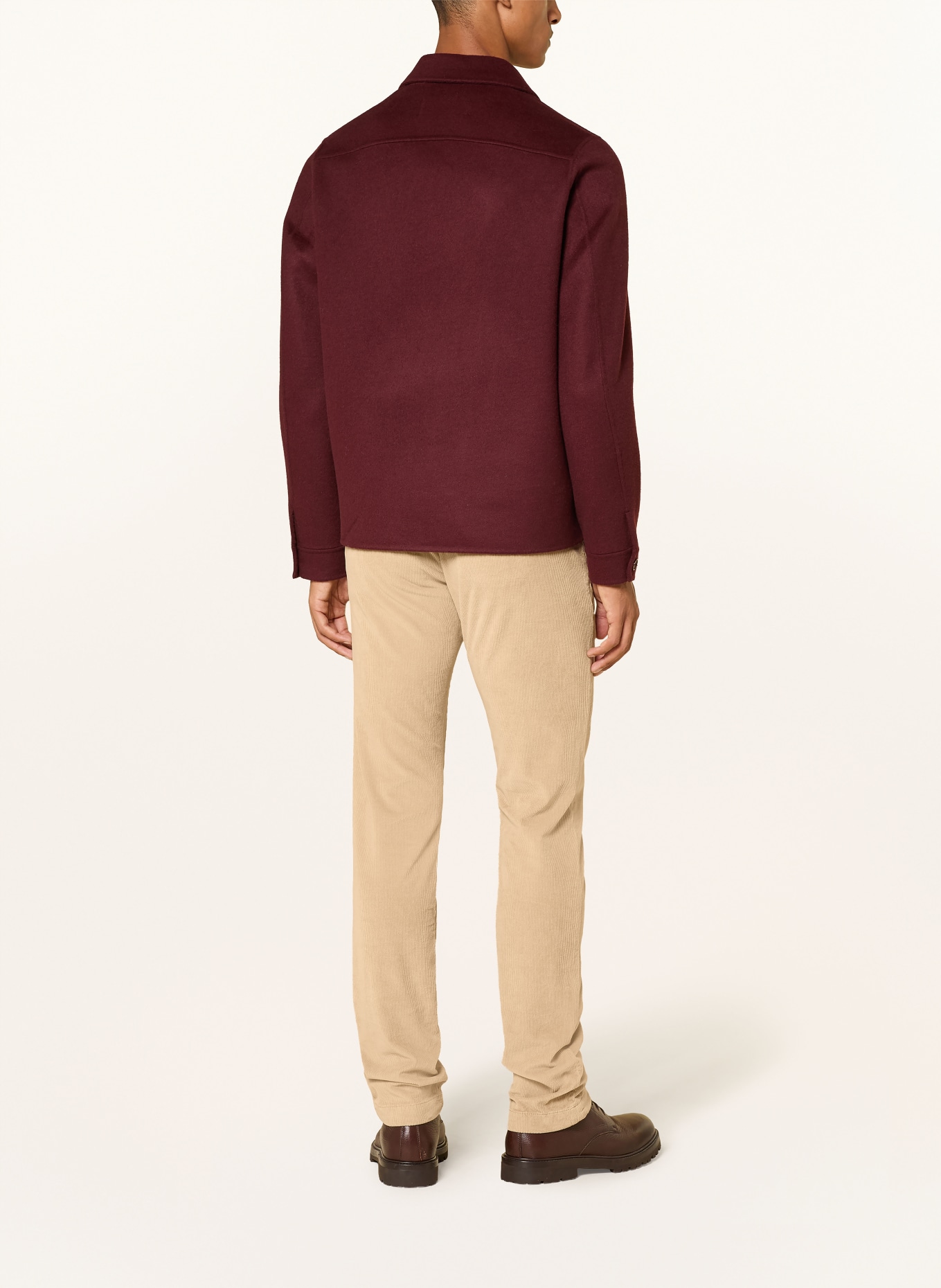 JACOB COHEN Pantaloni din velur BOBBY, croială slim fit: BEJ