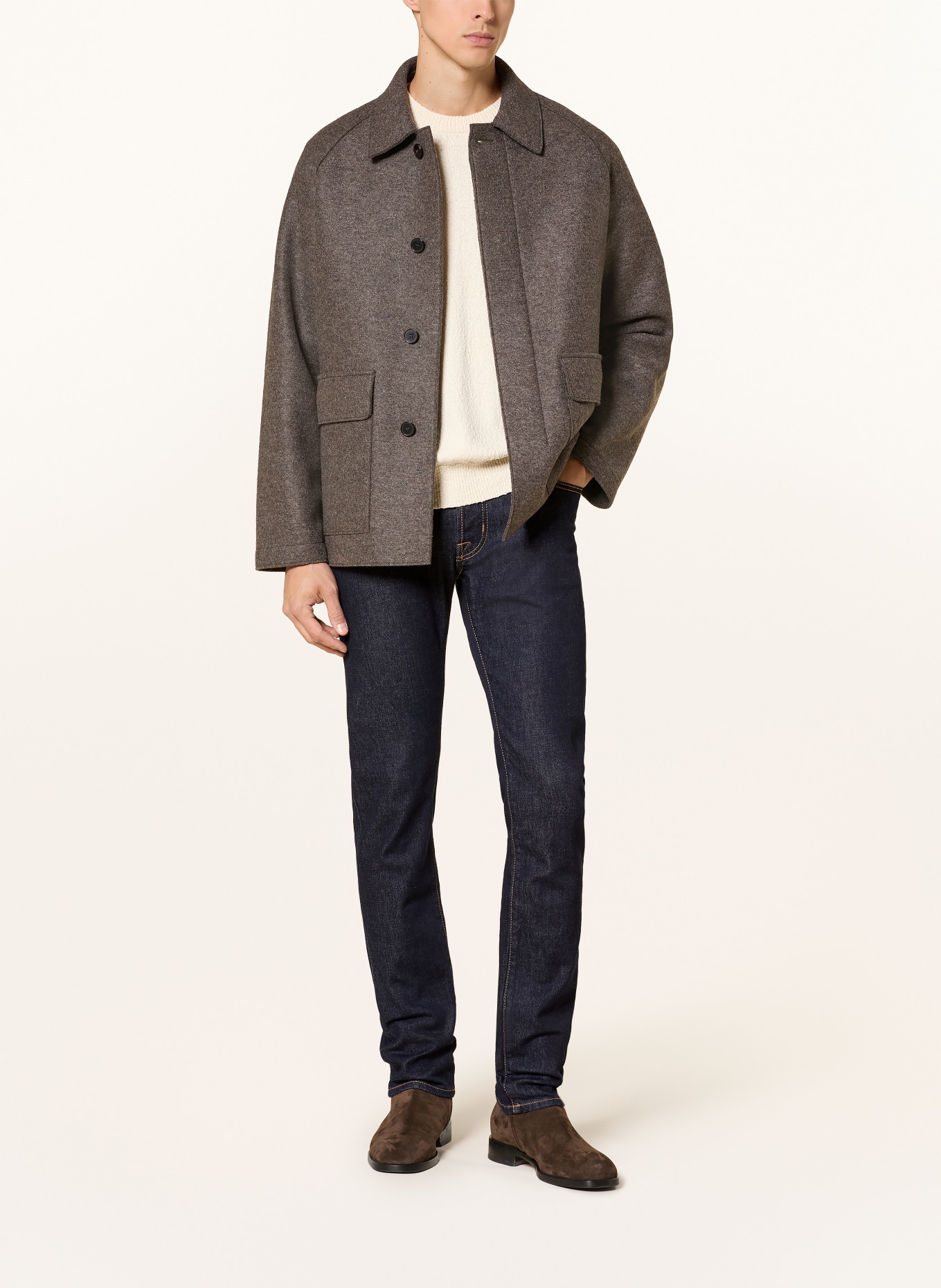 JACOB COHEN BARD Slim Fit Jeans: 100D DARK BLUE