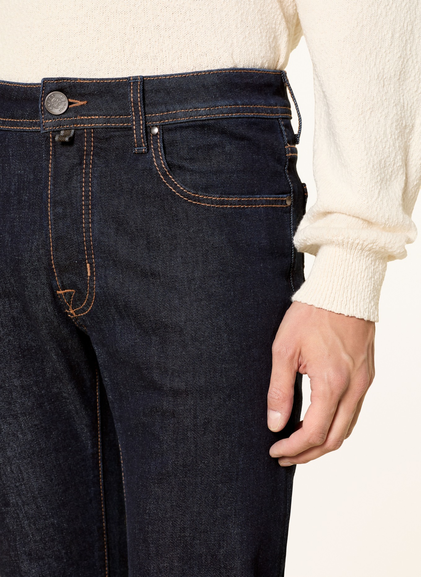 JACOB COHEN BARD Slim Fit Jeans: 100D DARK BLUE