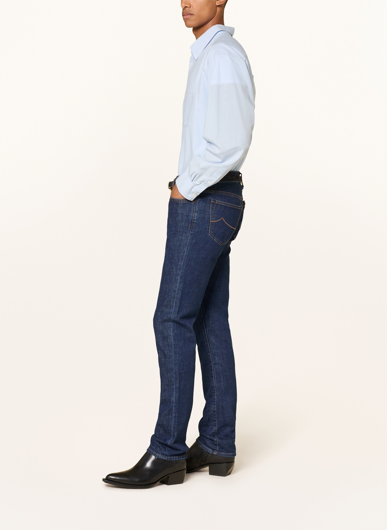 JACOB COHEN Džíny BARD Slim Fit: 100D DARK BLUE