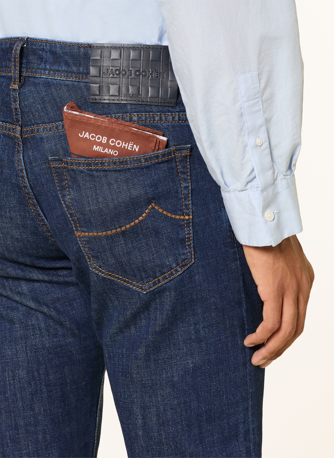 JACOB COHEN Džíny BARD Slim Fit: 100D DARK BLUE