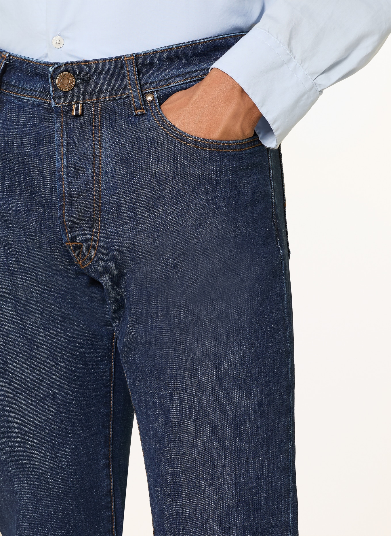 JACOB COHEN Džíny BARD Slim Fit: 100D DARK BLUE