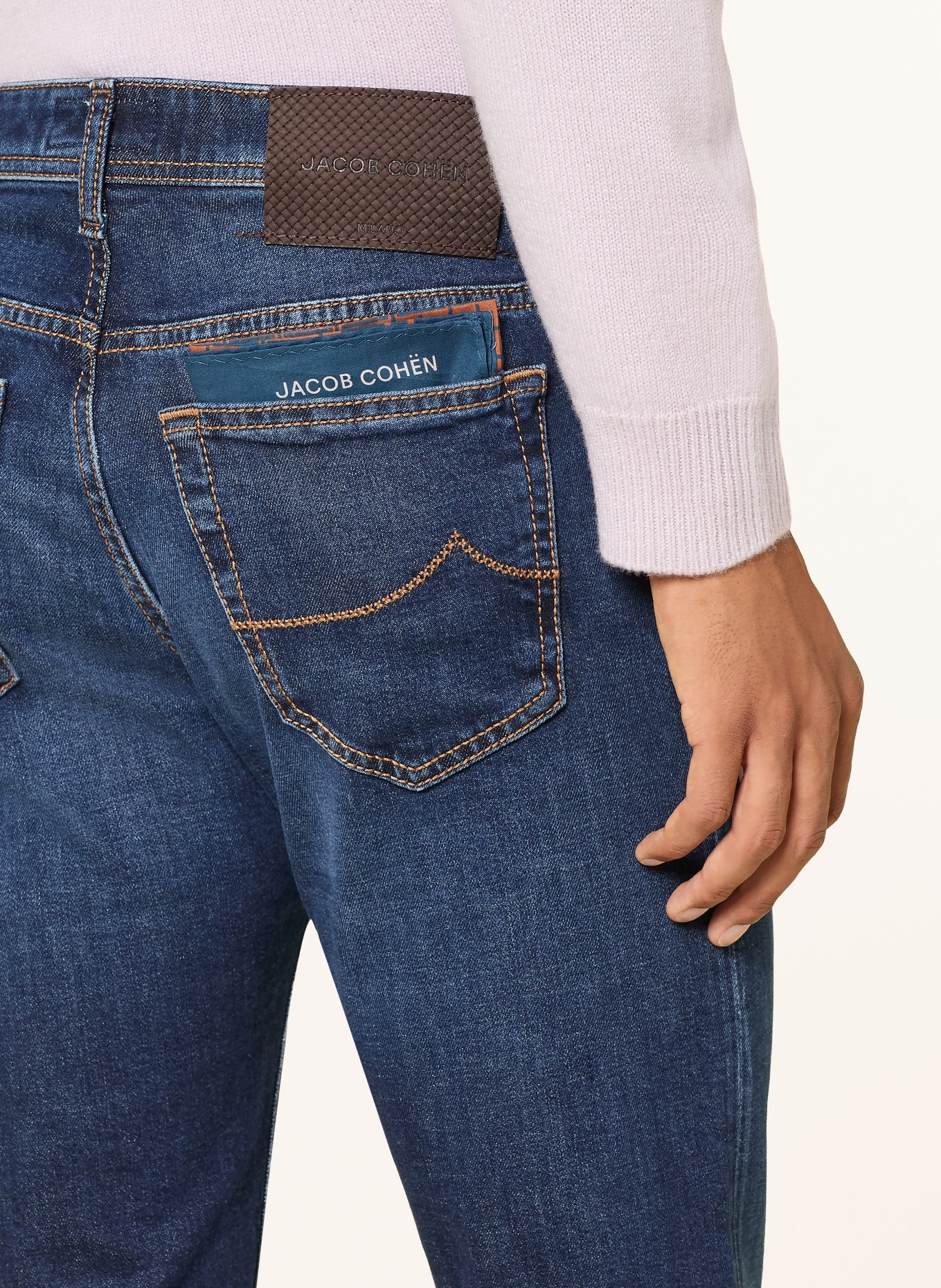 JACOB COHEN Džíny BARD Slim Fit: 100D DARK BLUE