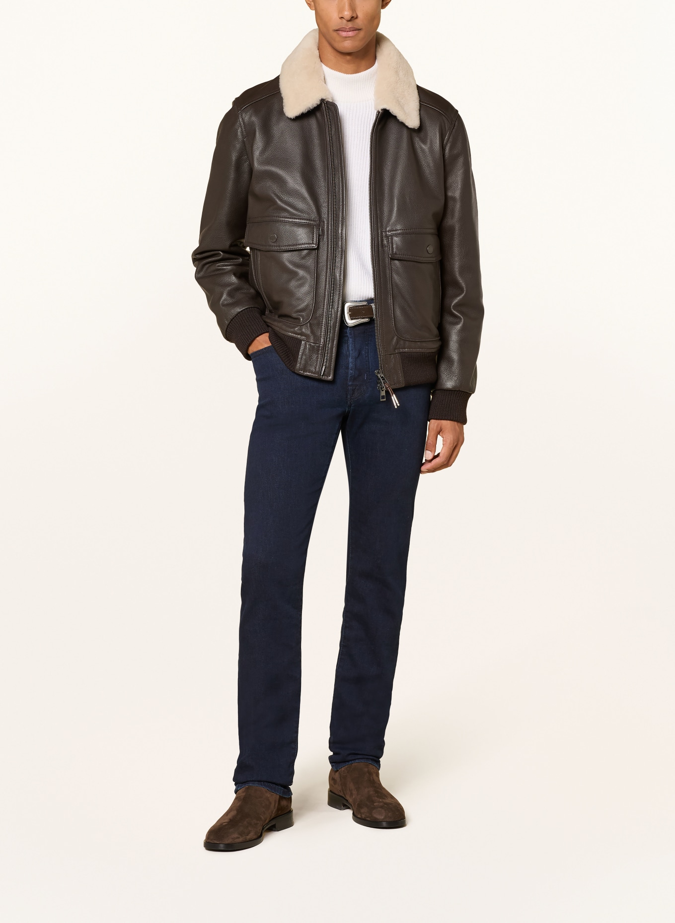 JACOB COHEN Džíny BARD Slim Fit: 100D DARK BLUE