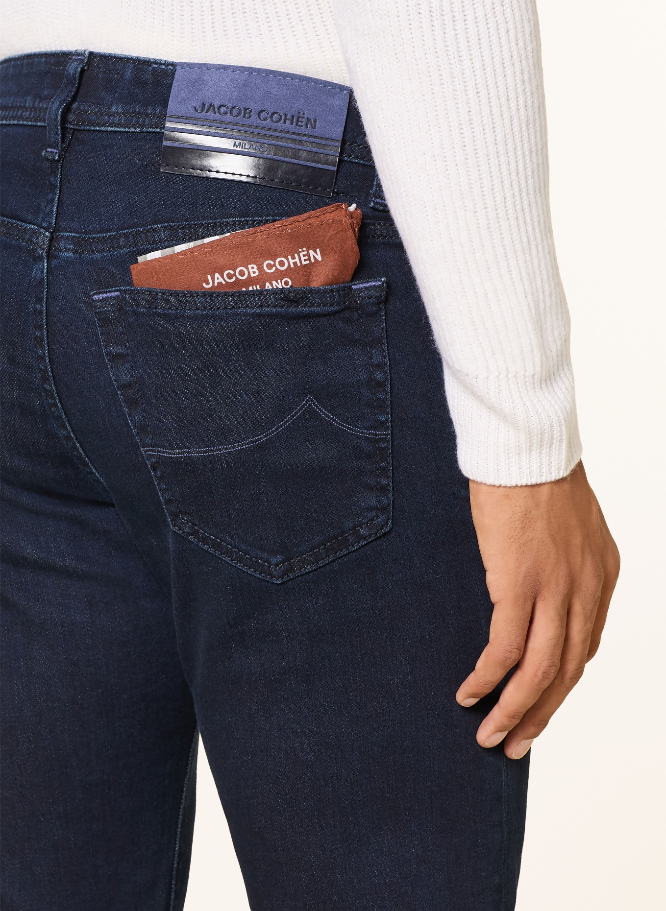 JACOB COHEN Džíny BARD Slim Fit: 100D DARK BLUE