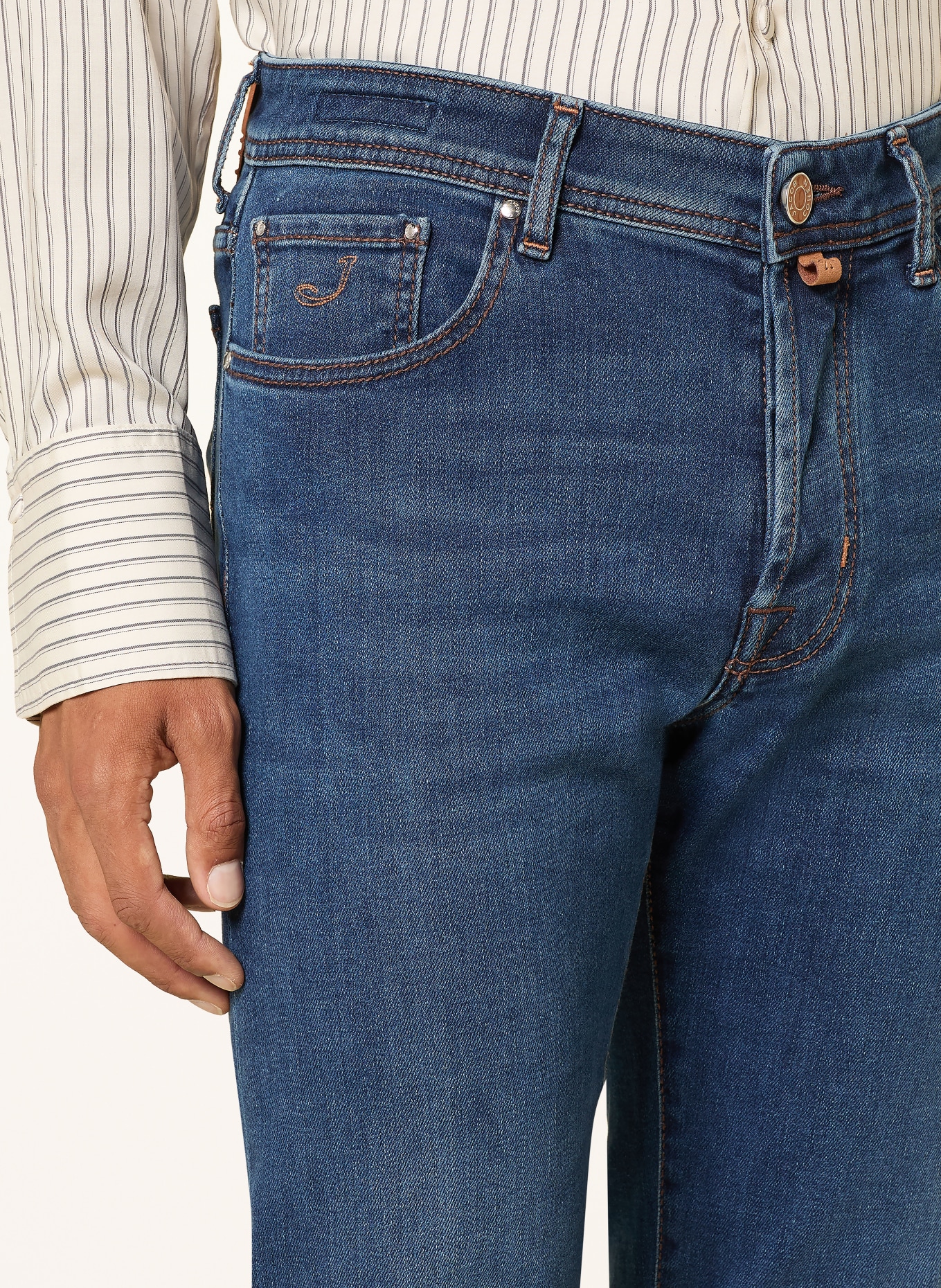 JACOB COHEN Džíny BARD Slim Fit: 200D MEDIUM BLUE