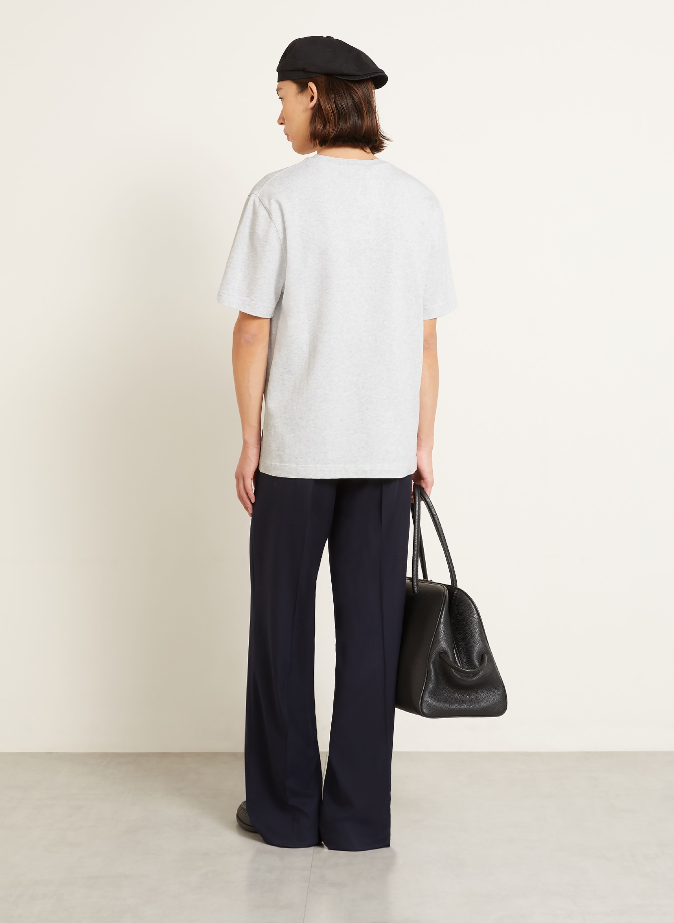 JACQUEMUS T-shirt LE TSHIRT GROS GRAIN: GRIS CLAIR / GRIS
