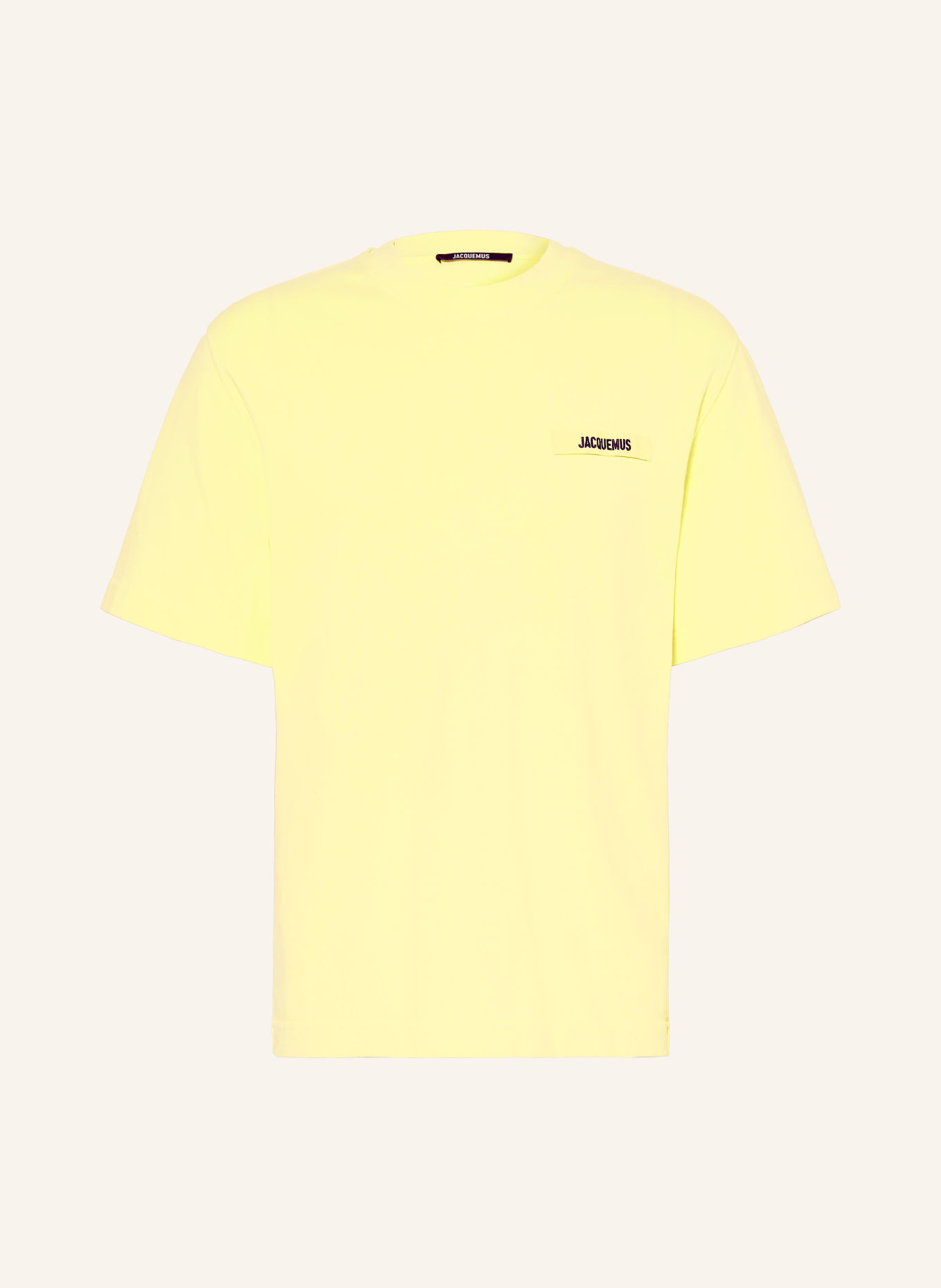 JACQUEMUS T-shirt LE TSHIRT GROS GRAIN: JAUNE