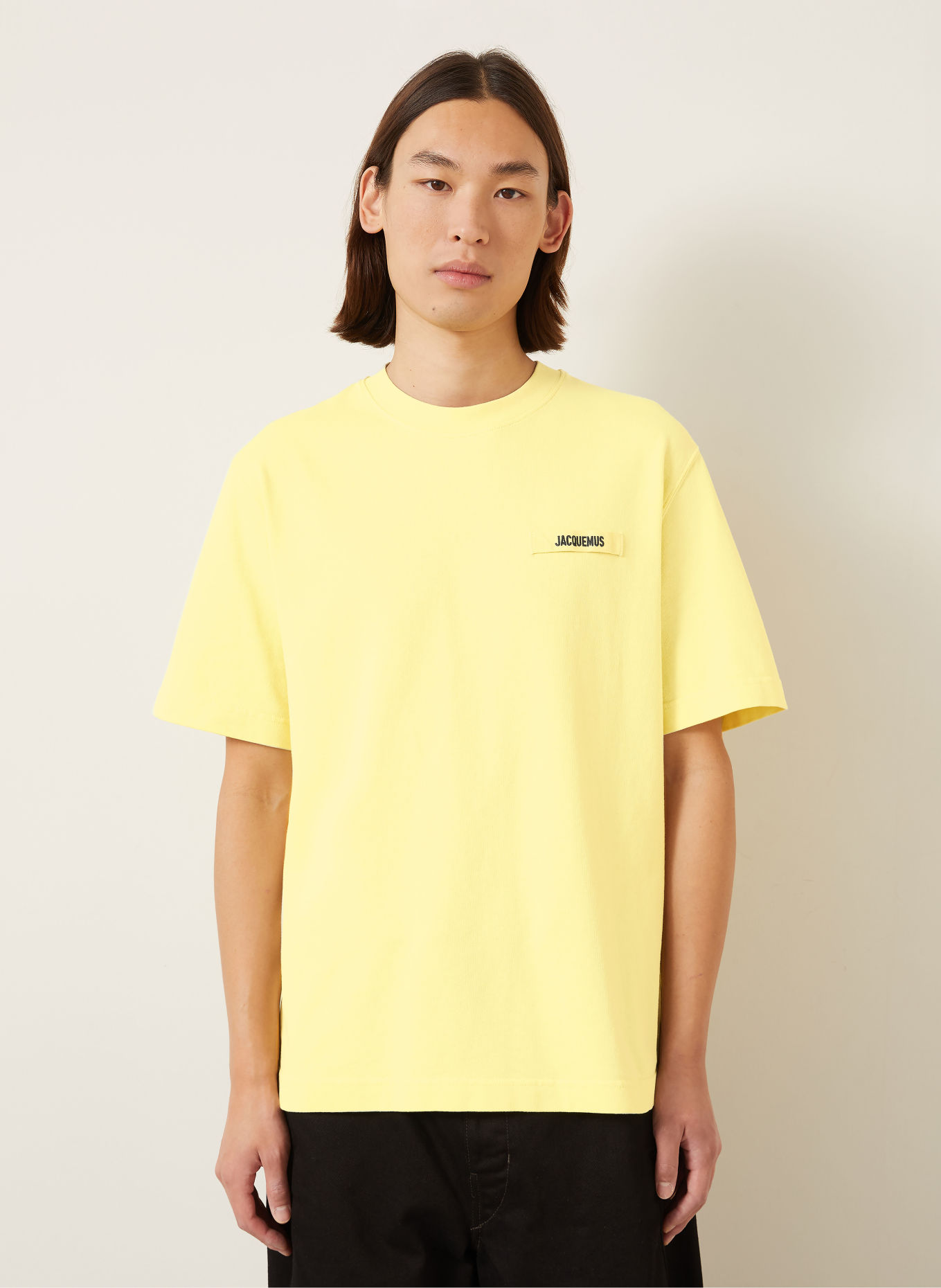 JACQUEMUS T-shirt LE TSHIRT GROS GRAIN: JAUNE
