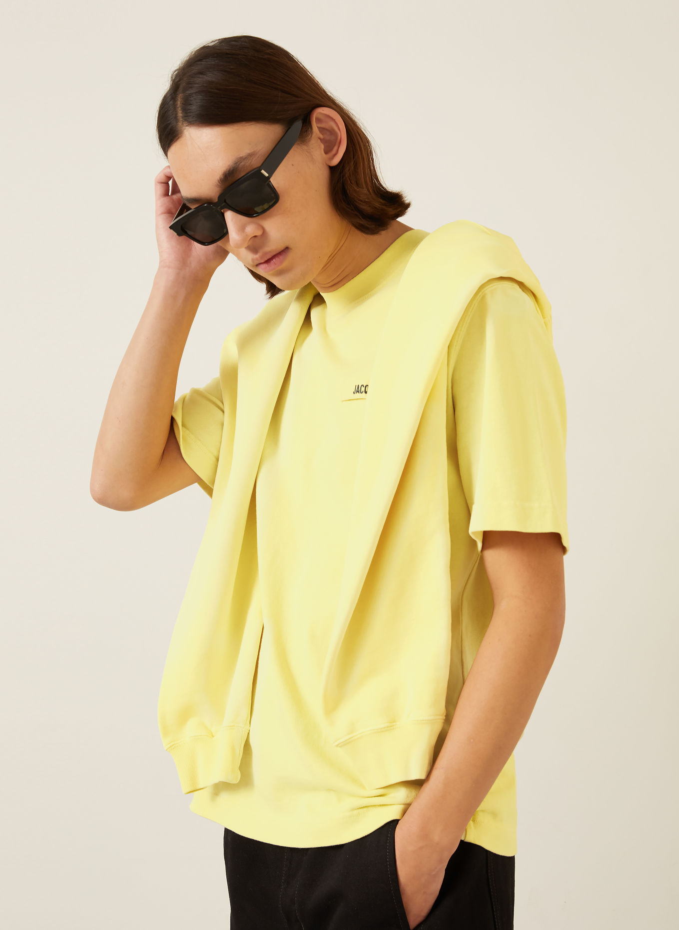 JACQUEMUS T-shirt LE TSHIRT GROS GRAIN: JAUNE
