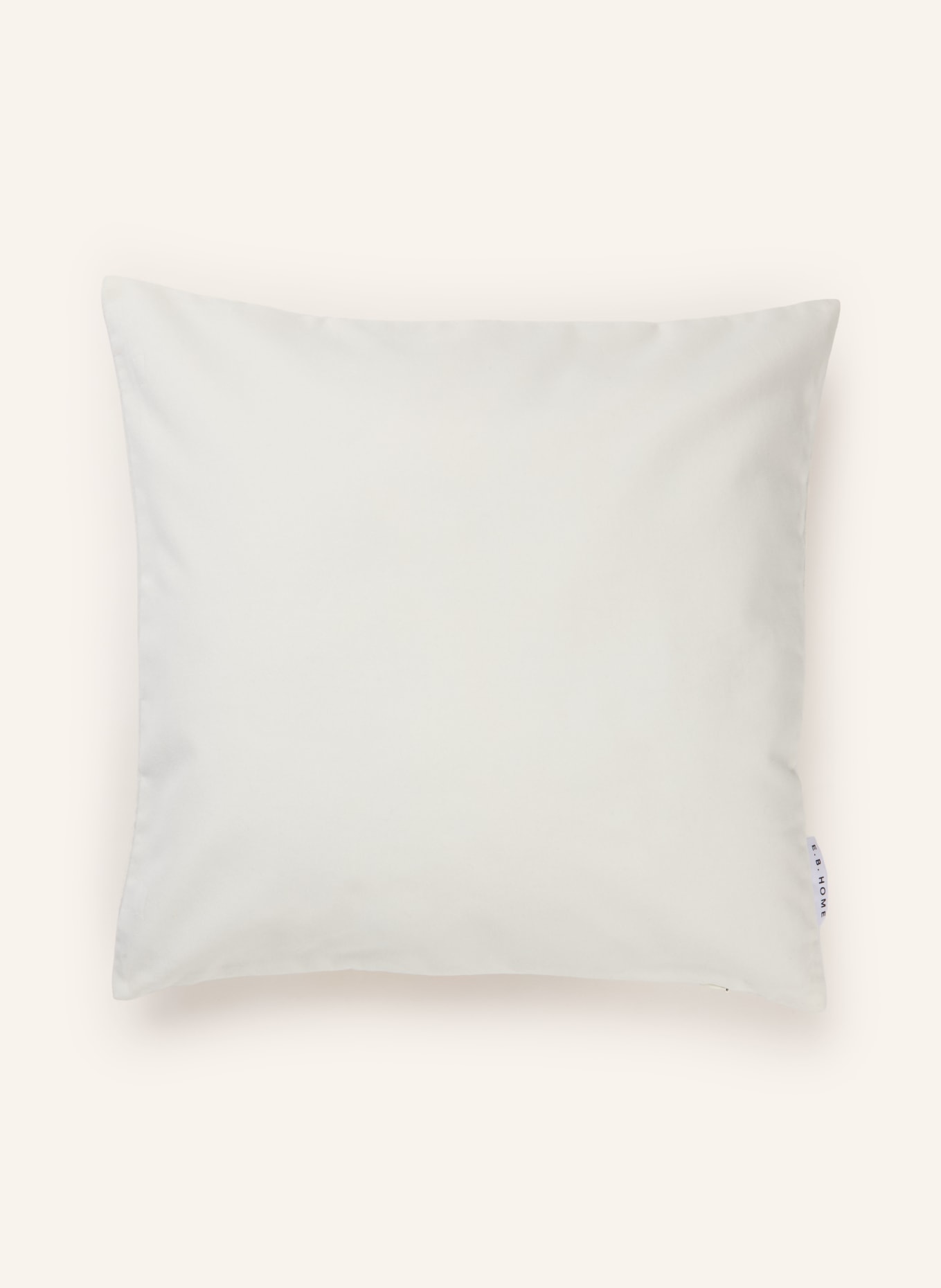 EB HOME Sierkussenhoes: WIT / BEIGE
