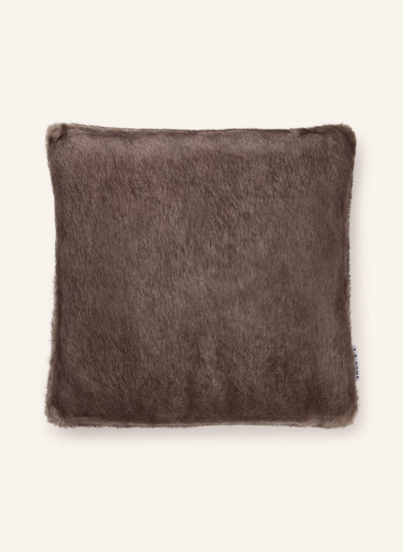 EB HOME Pyntepudebetræk i kunstpels: TAUPE